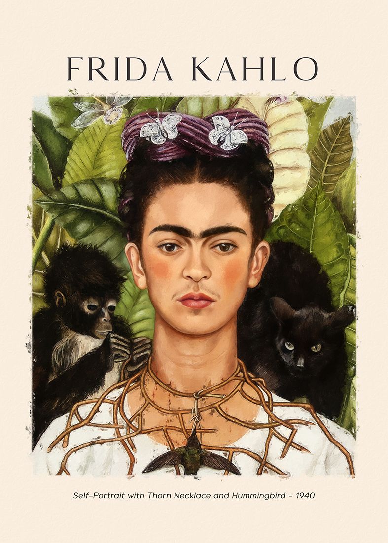 Poster - Frida Kahlo Zelfportret