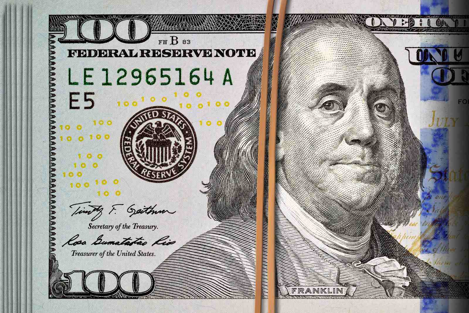 Poster - 100 Dollar Biljet