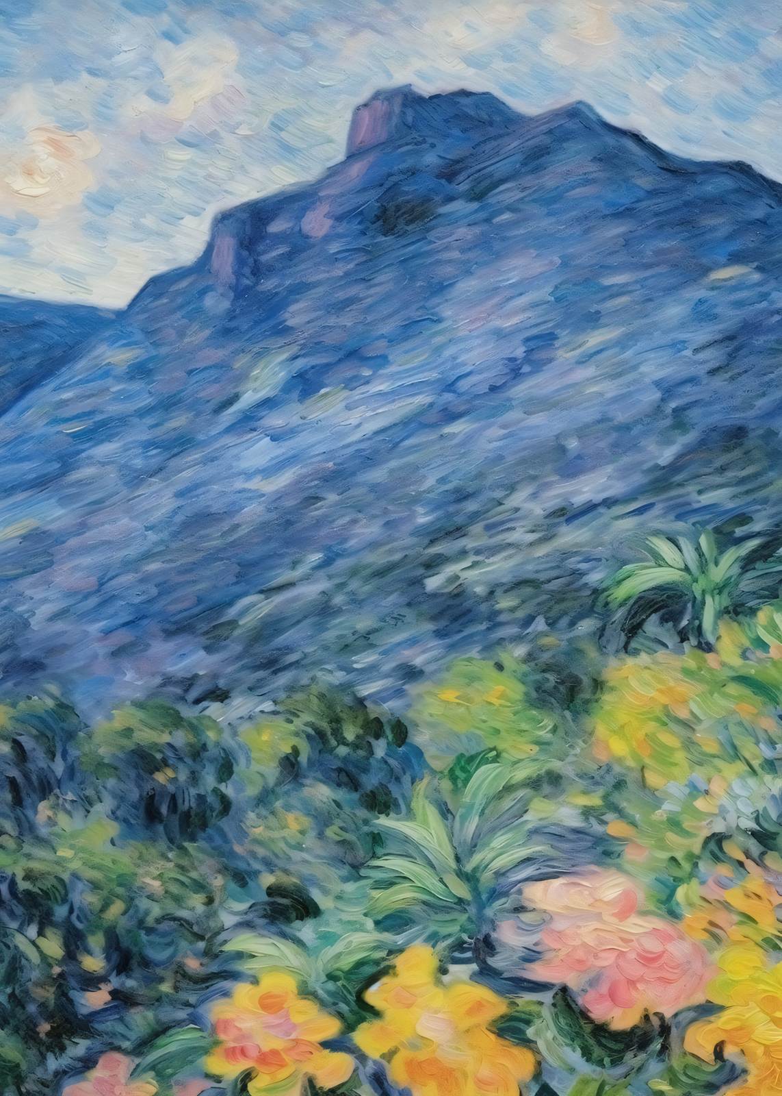 Poster - Berglandschap