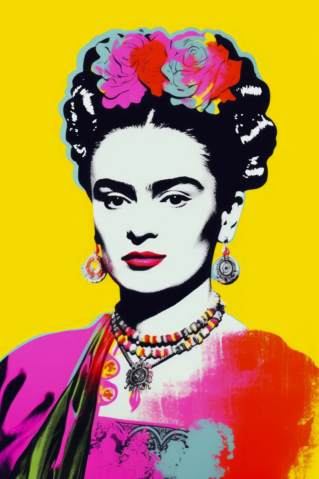 Poster - Frida Kahlo Pop Art