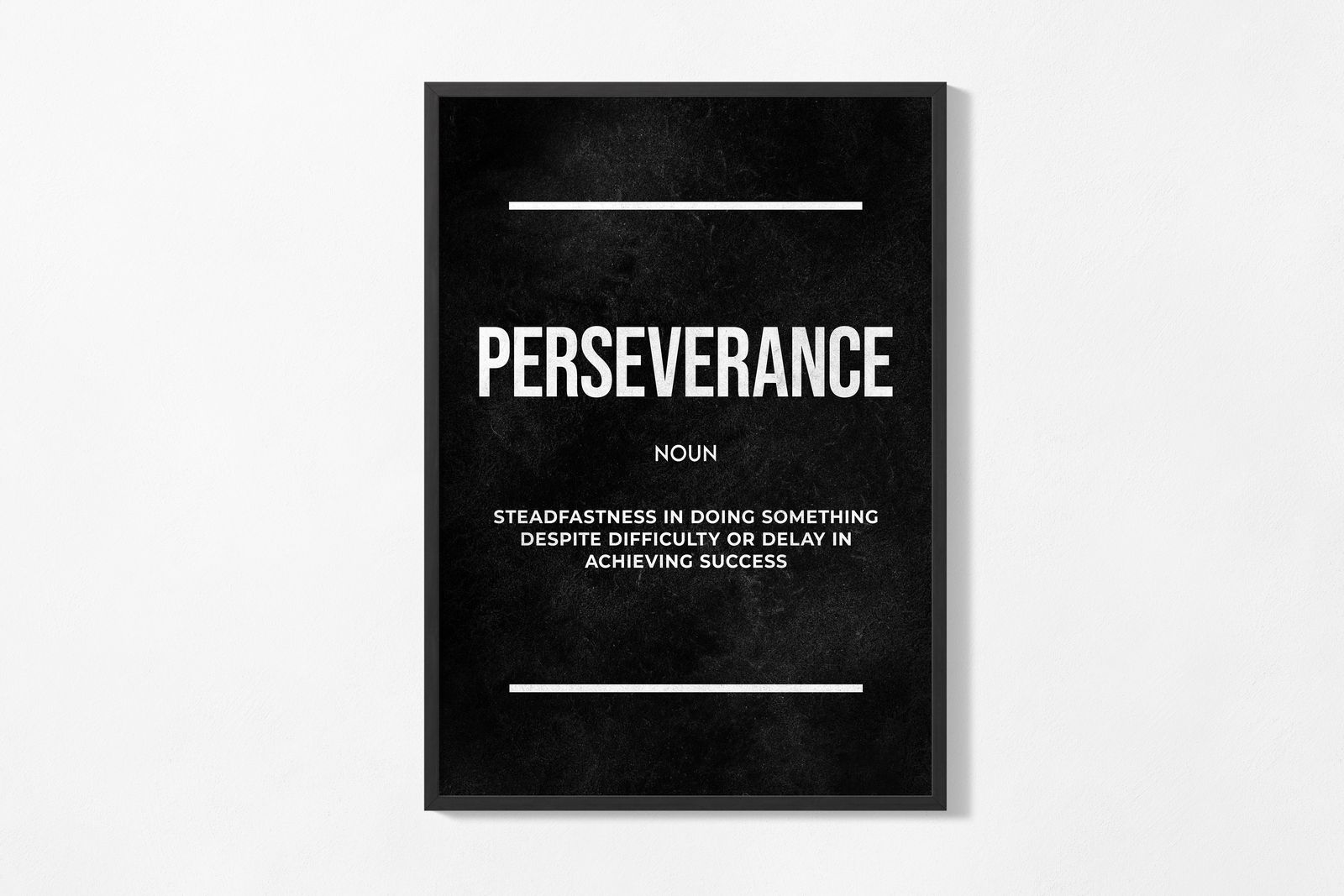 Poster - Perseverance Definitie