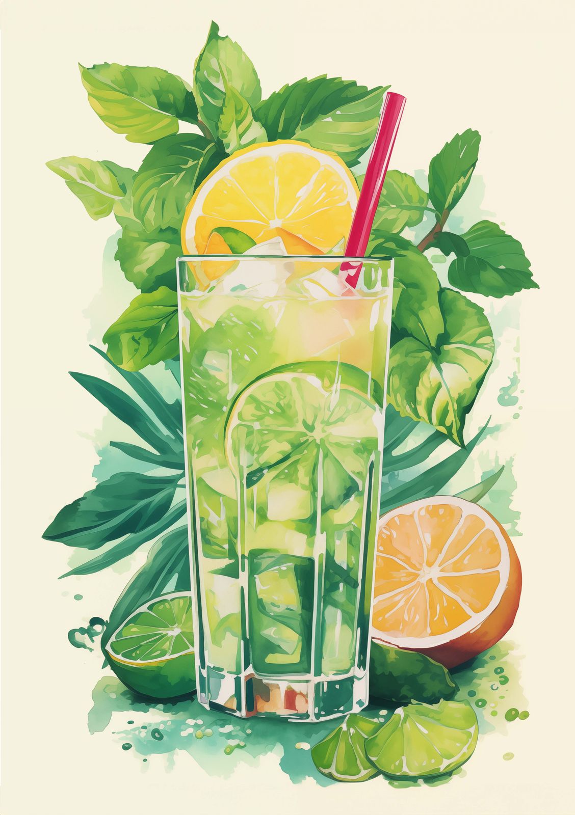 Poster - Verse Citrus Kunst