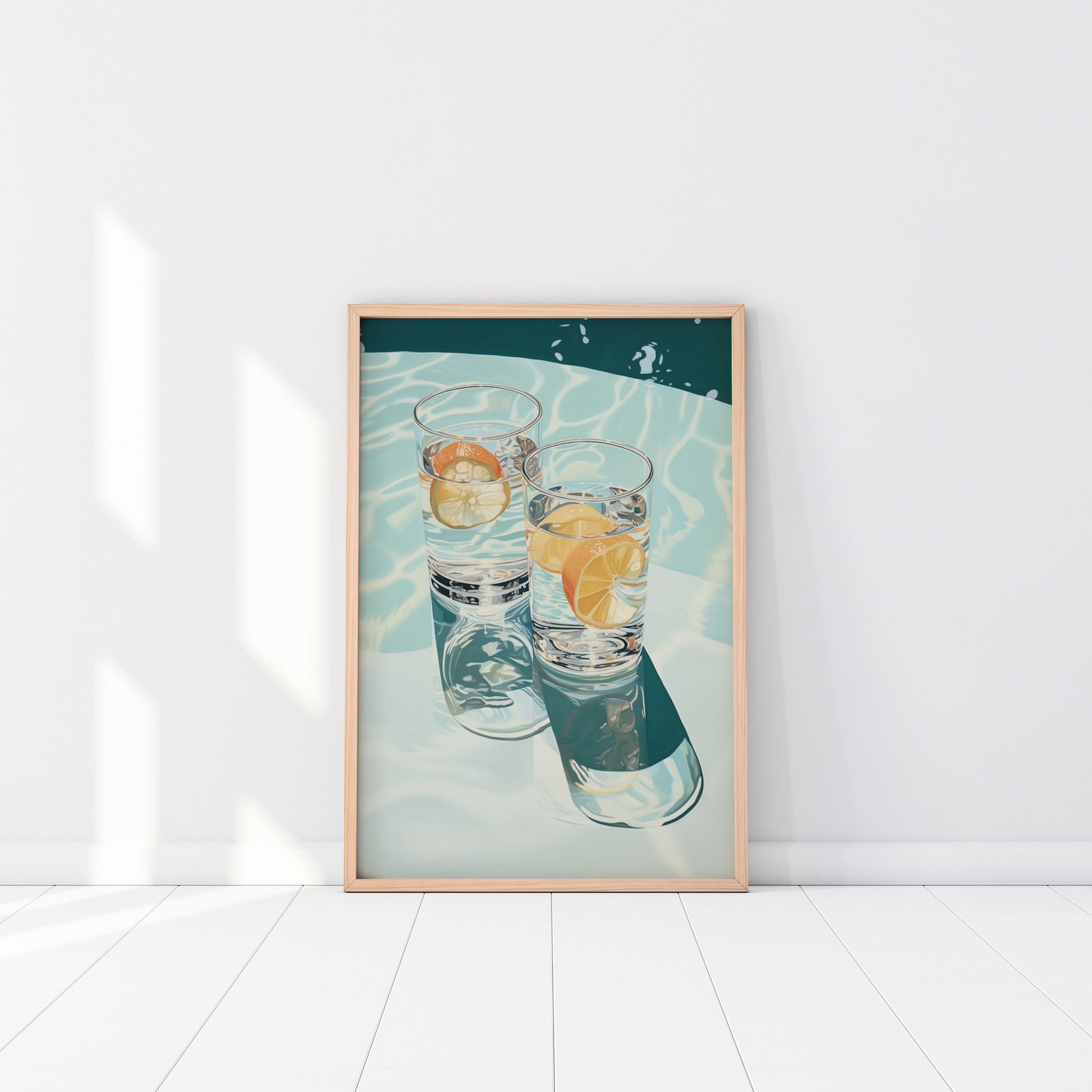 Poster - Verfrissende Citrusreflectie