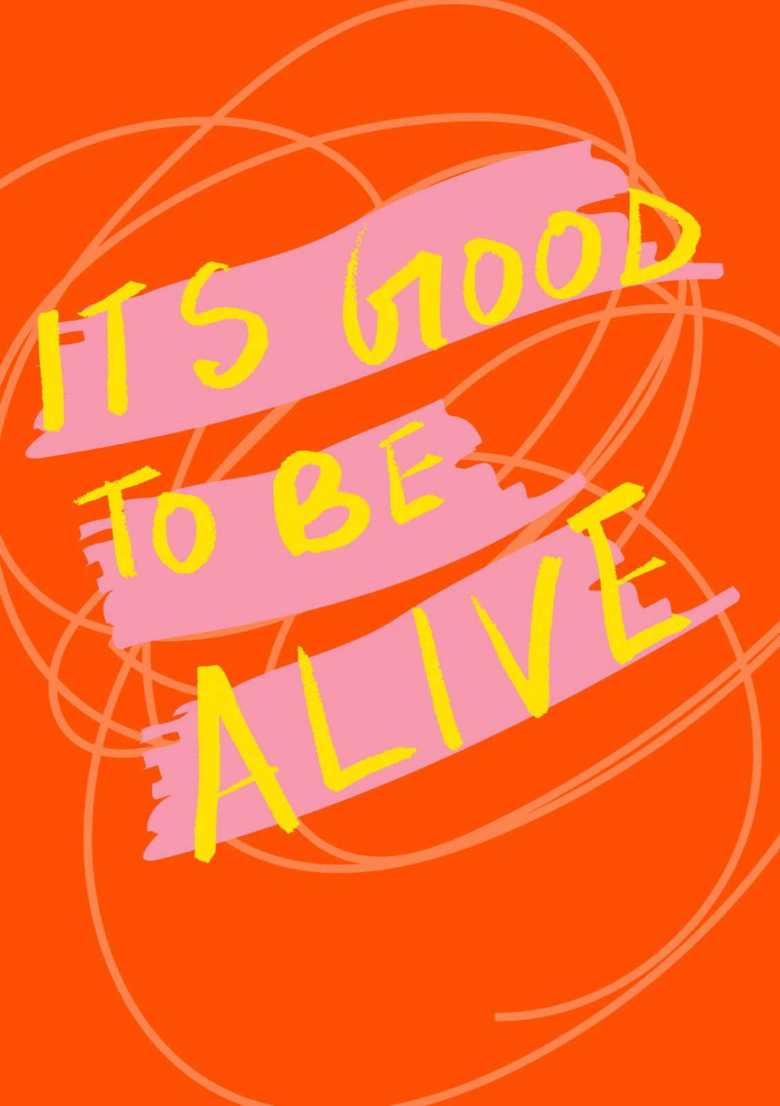 Poster - Het is goed om te leven