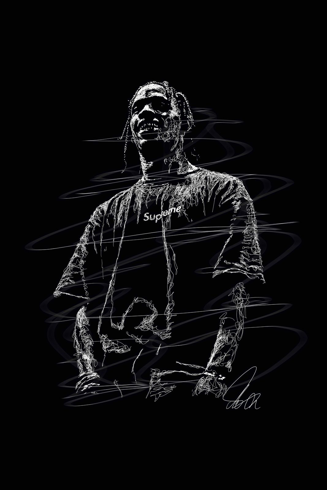 Poster - Supreme Schets