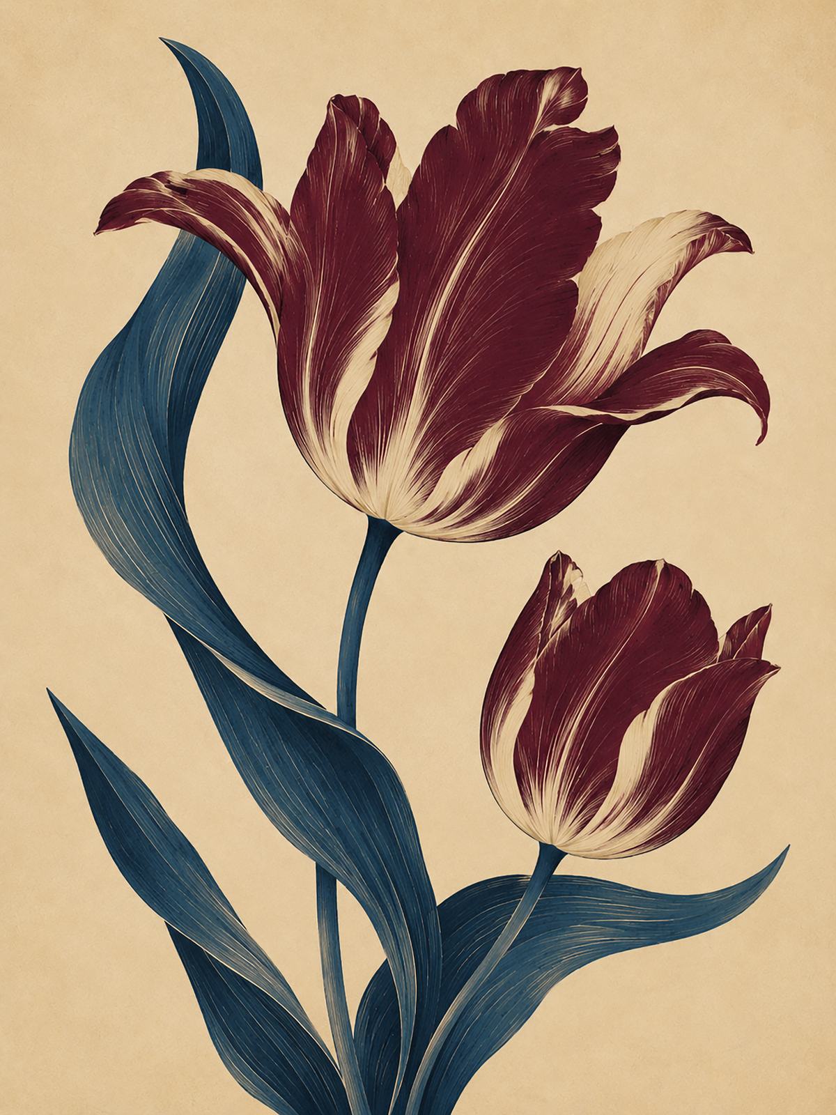 Poster - Tulp Elegant
