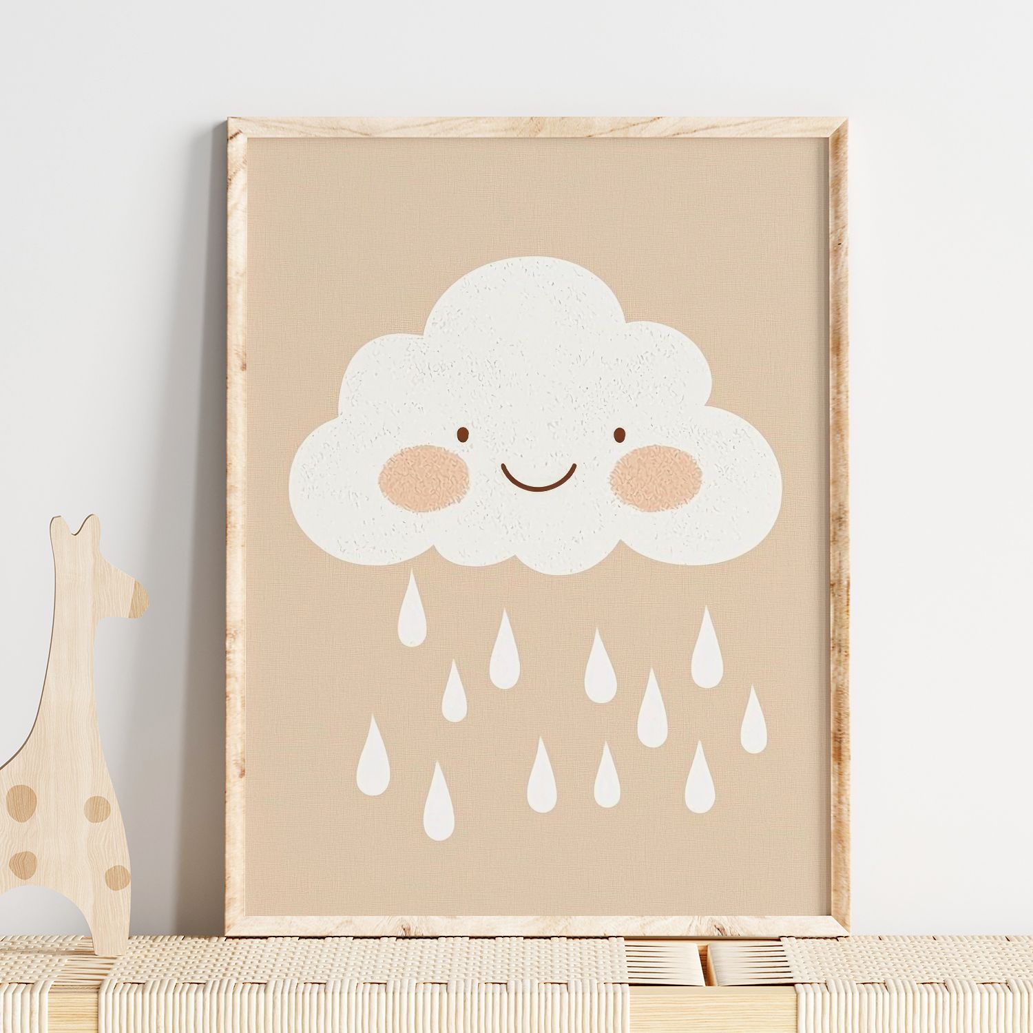 Poster - Lachende Wolk