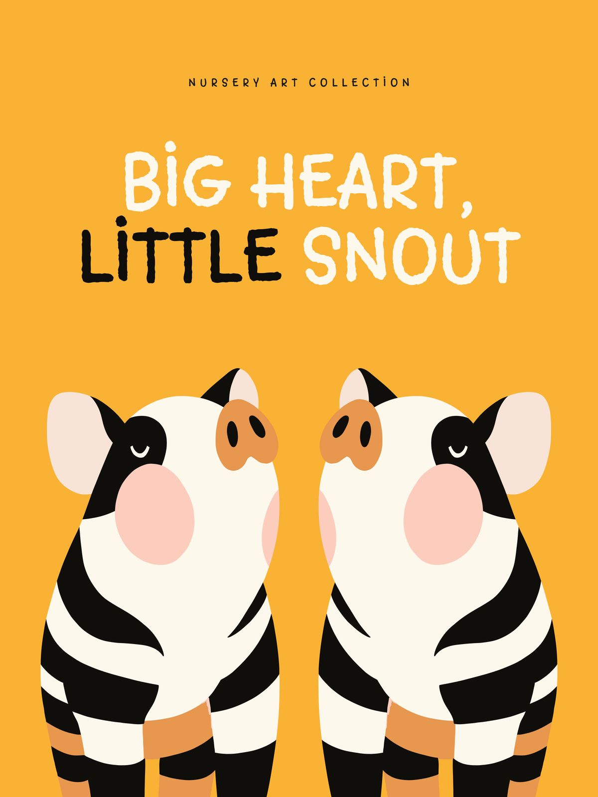 Poster - Groot Hart Kleine Snuit