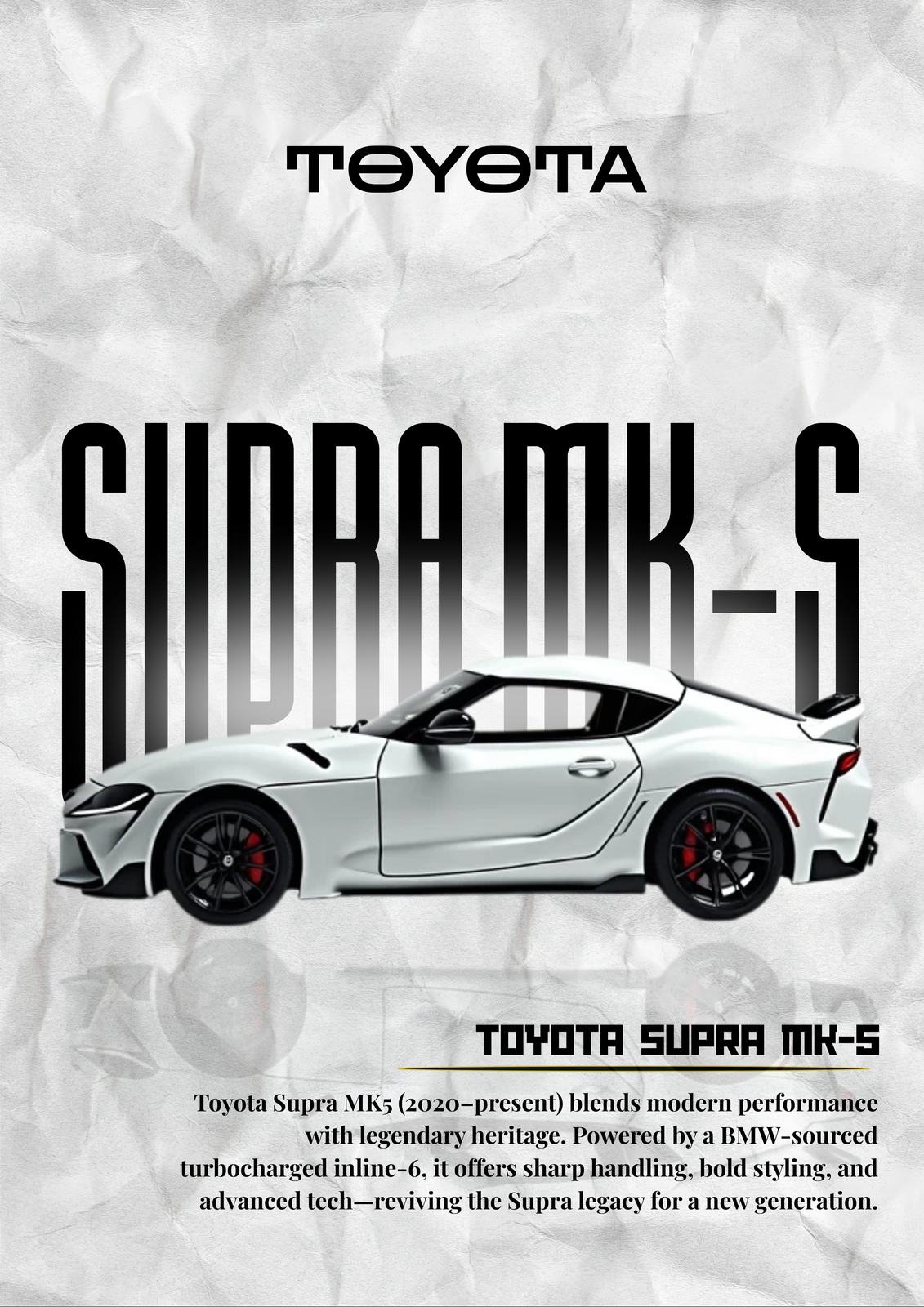 Poster - Toyota Supra MK5