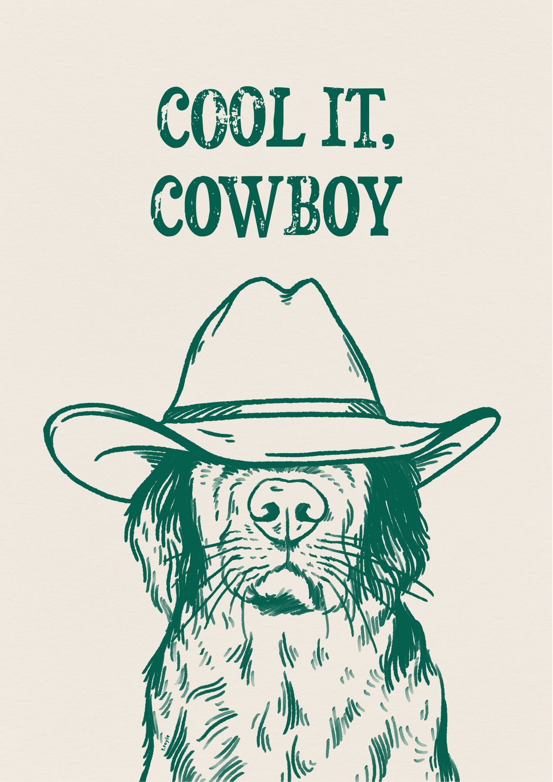 Poster - Coole Cowboy