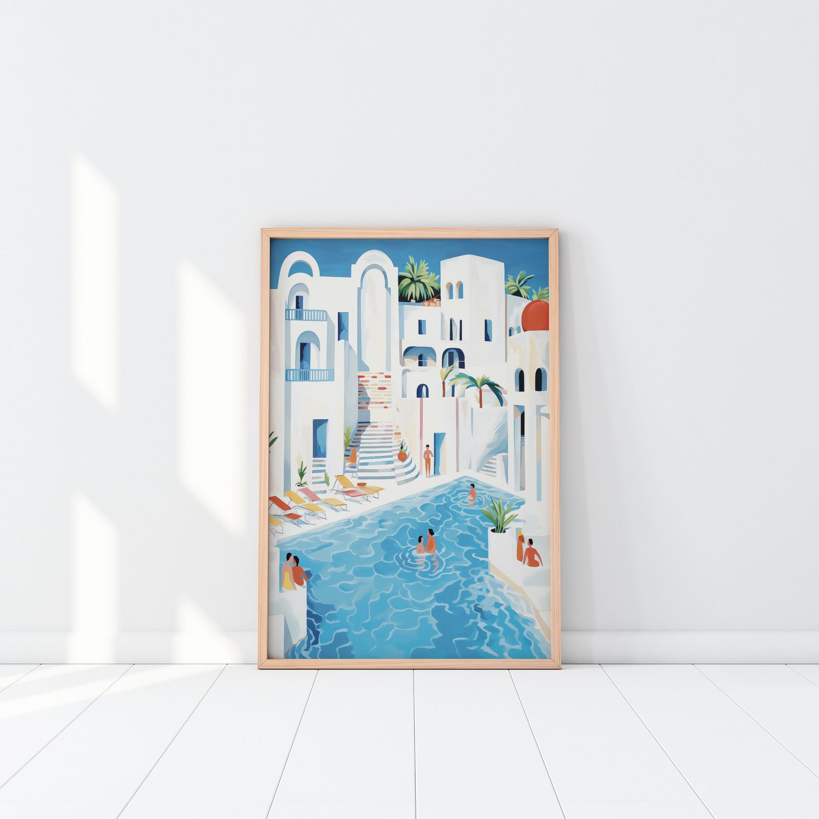 Poster - Mediterrane Zwembadkant