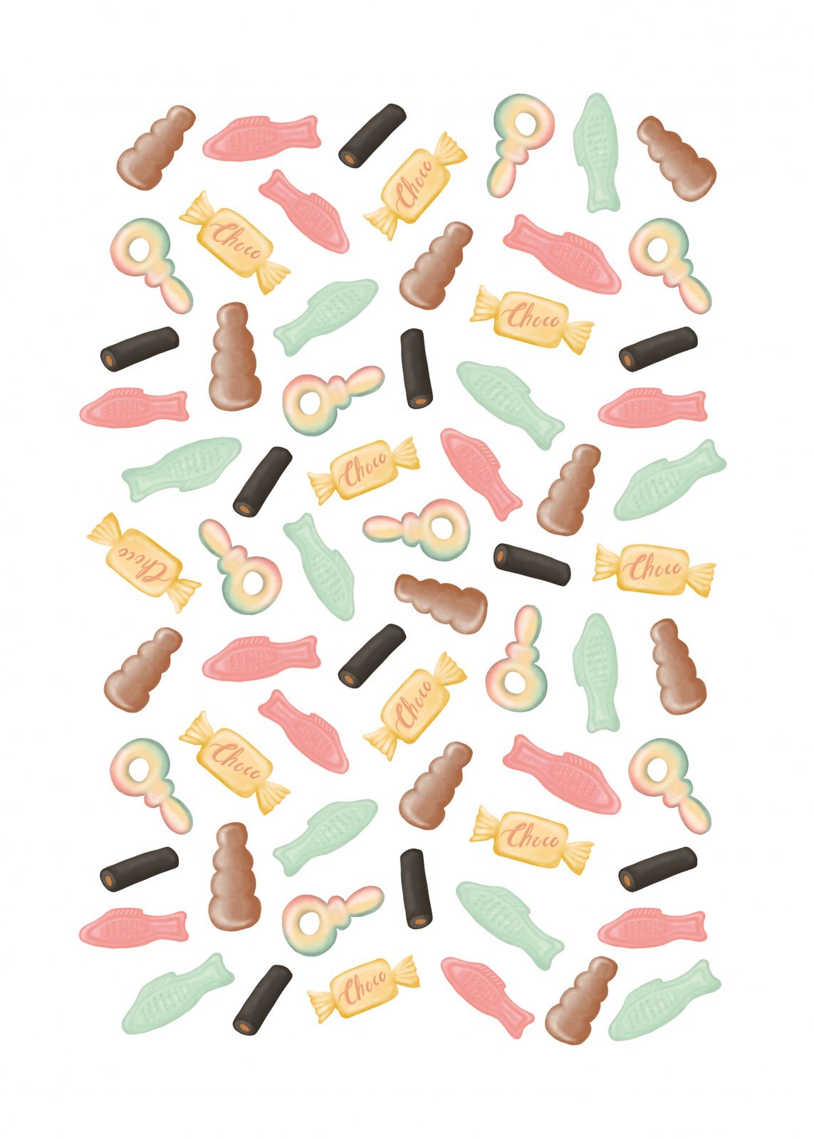 Poster - Snoep Genot