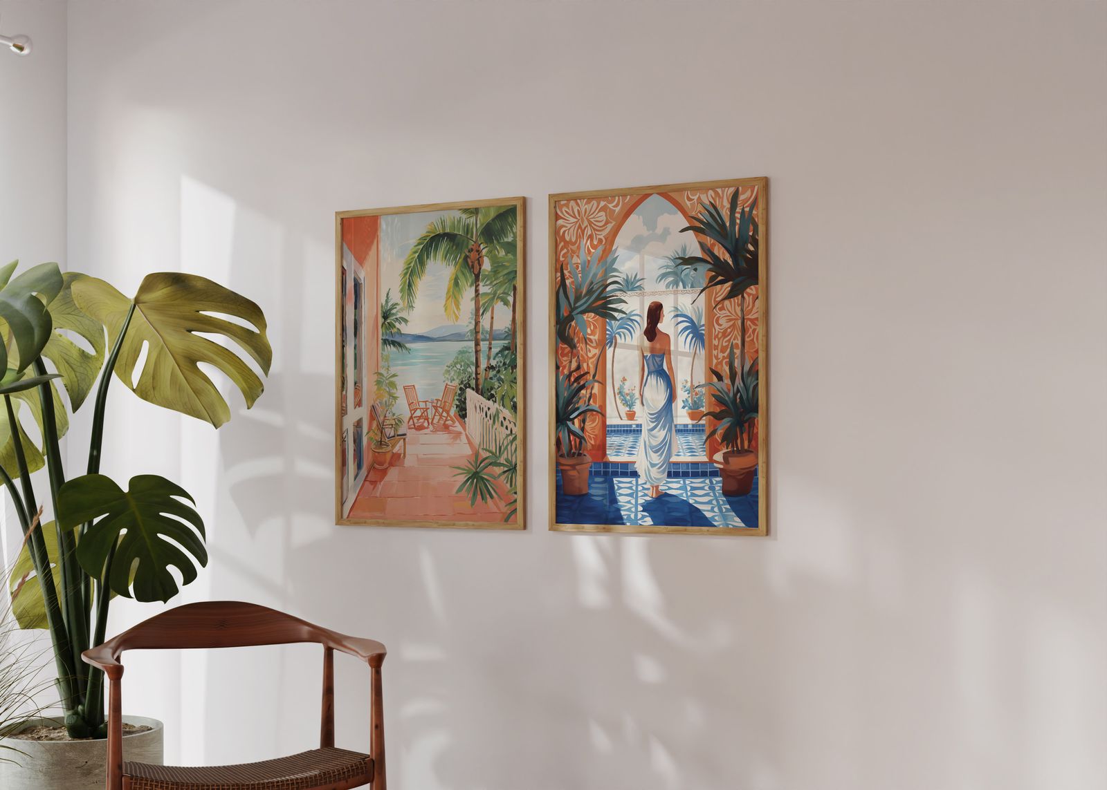 Poster - Tropische Ontsnapping Set van 2