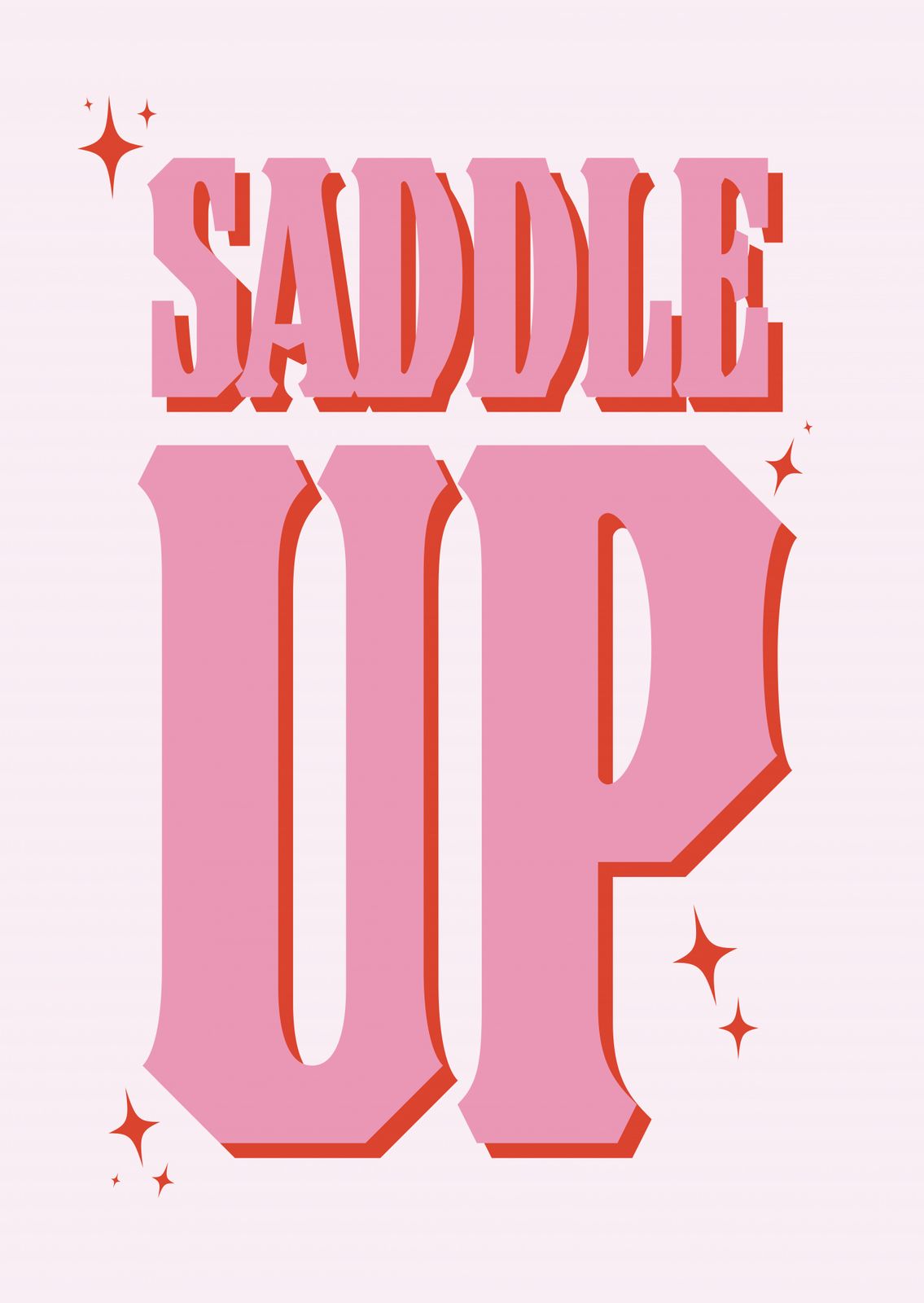 Poster - Saddle Up