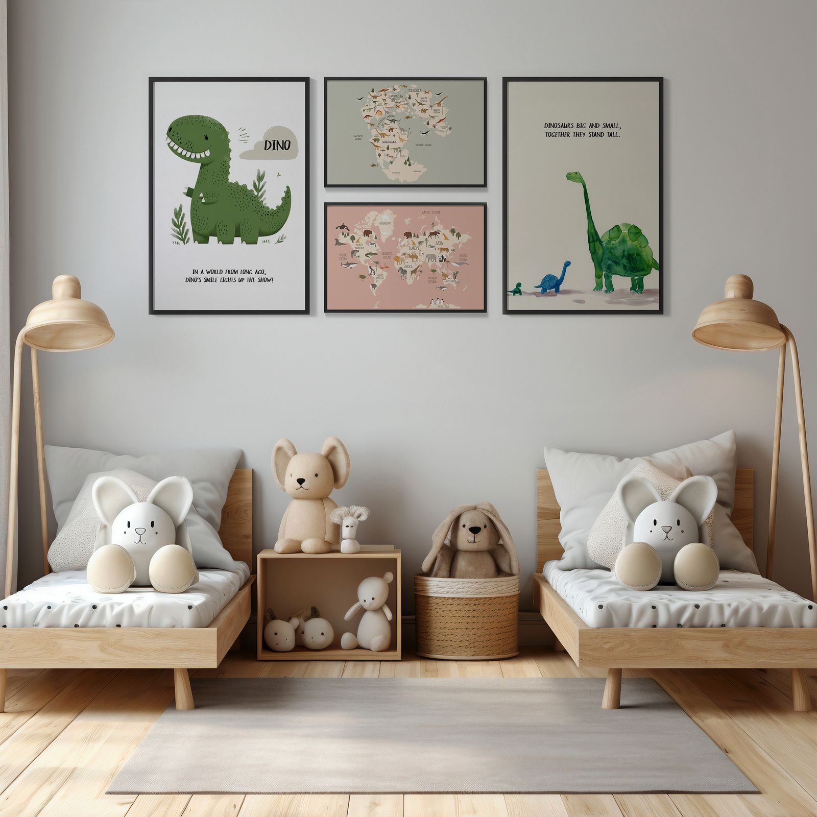 Poster - Dinosaurus Avontuur Set van 4