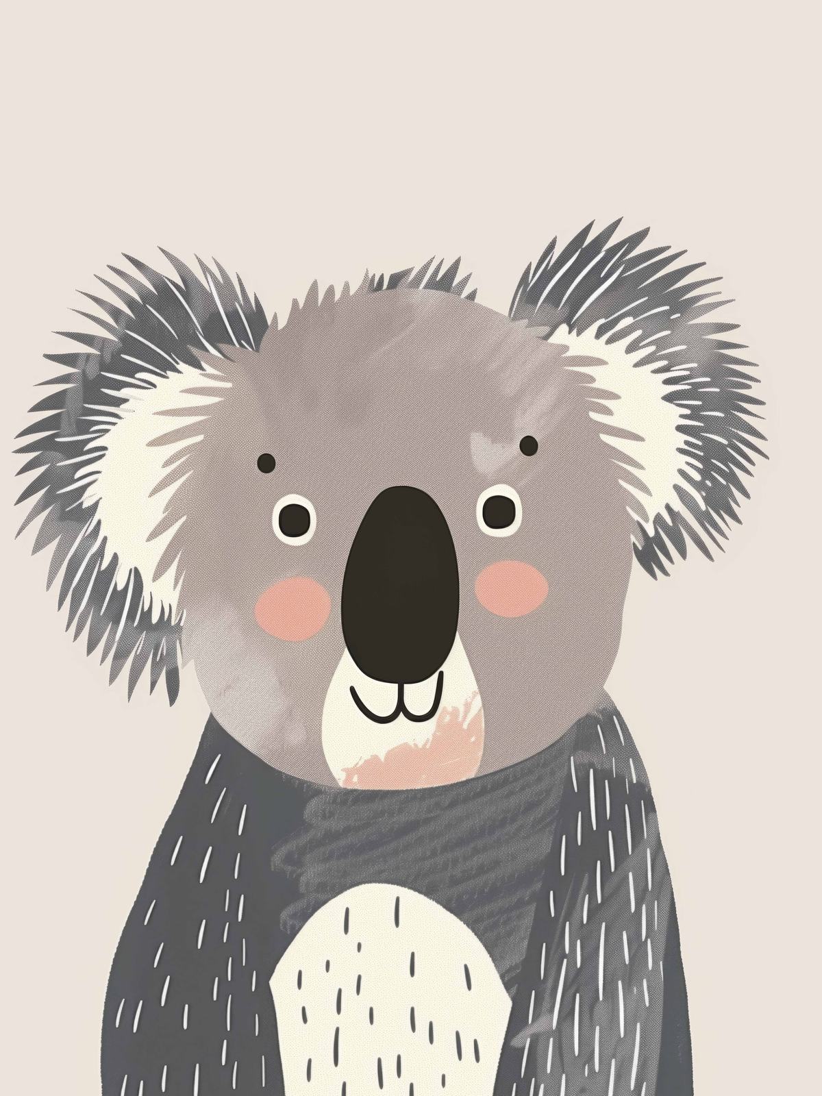 Poster - Schattig Koala Ontwerp