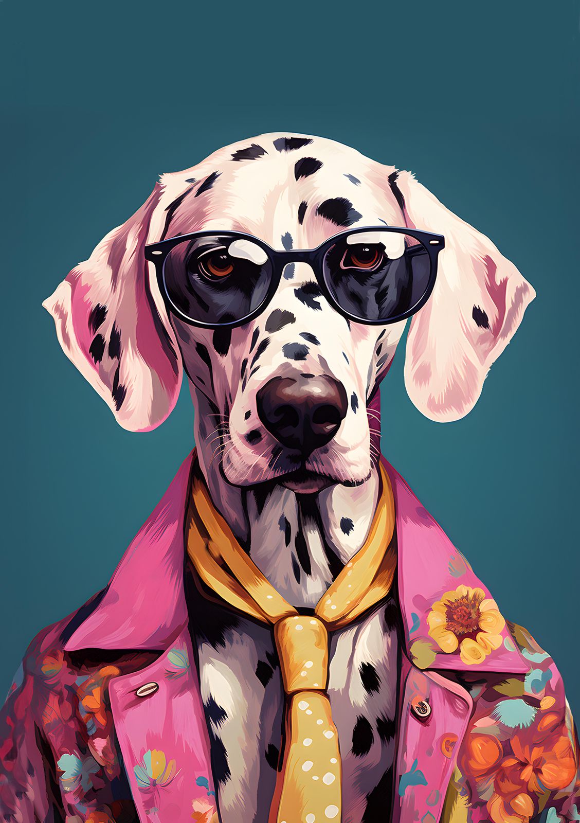 Poster - Dalmatiër in Stijl