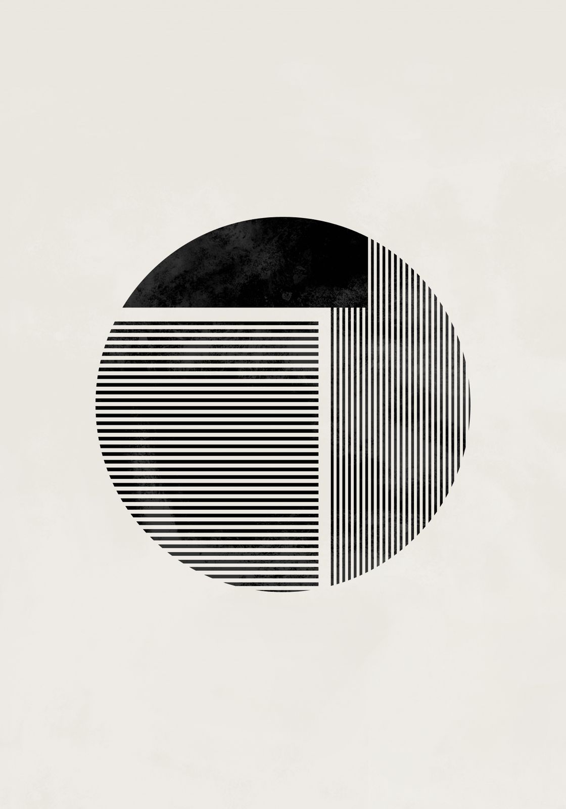 Poster - Abstracte Geometrische Cirkel