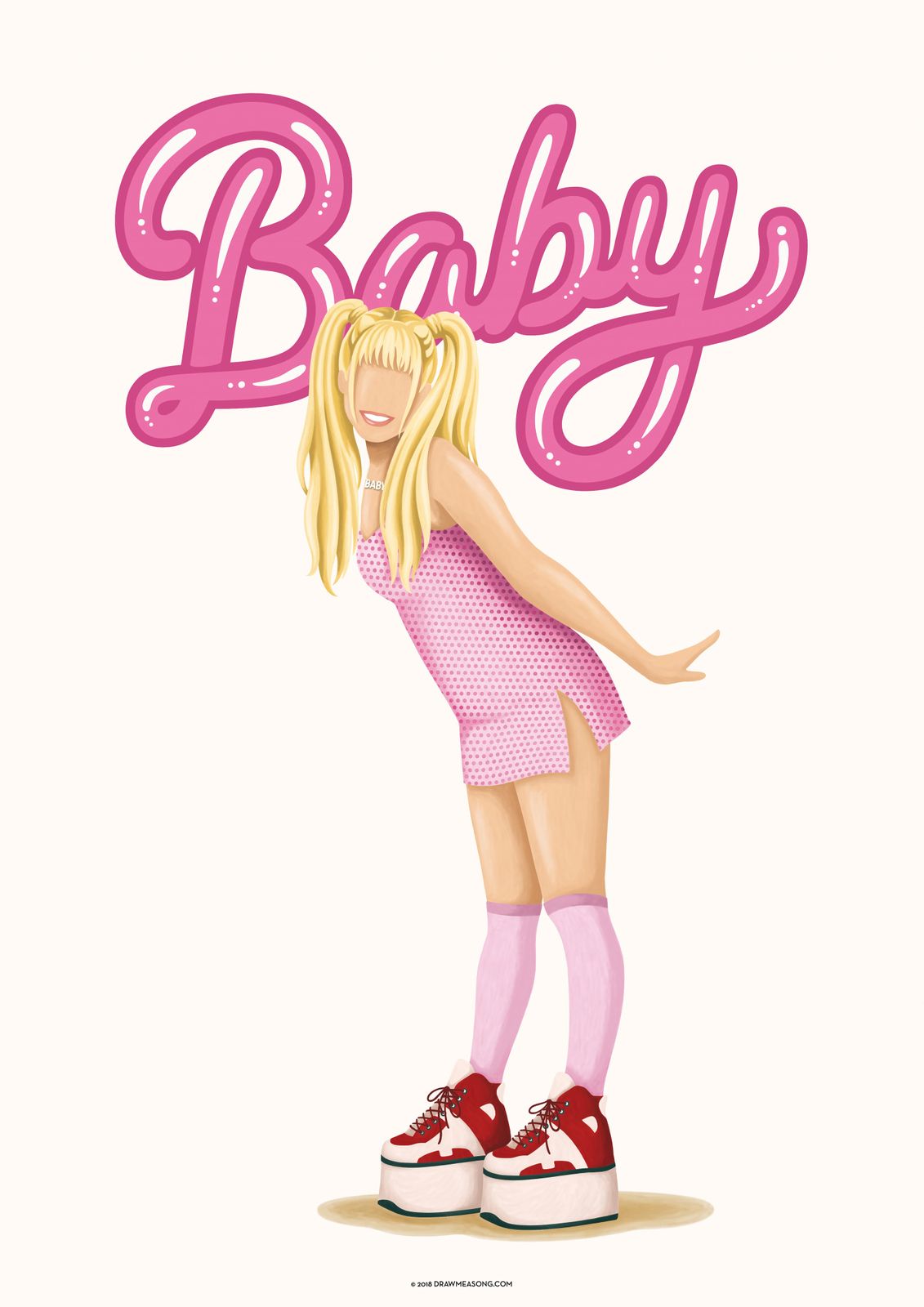 Poster - Baby Kunstdruk