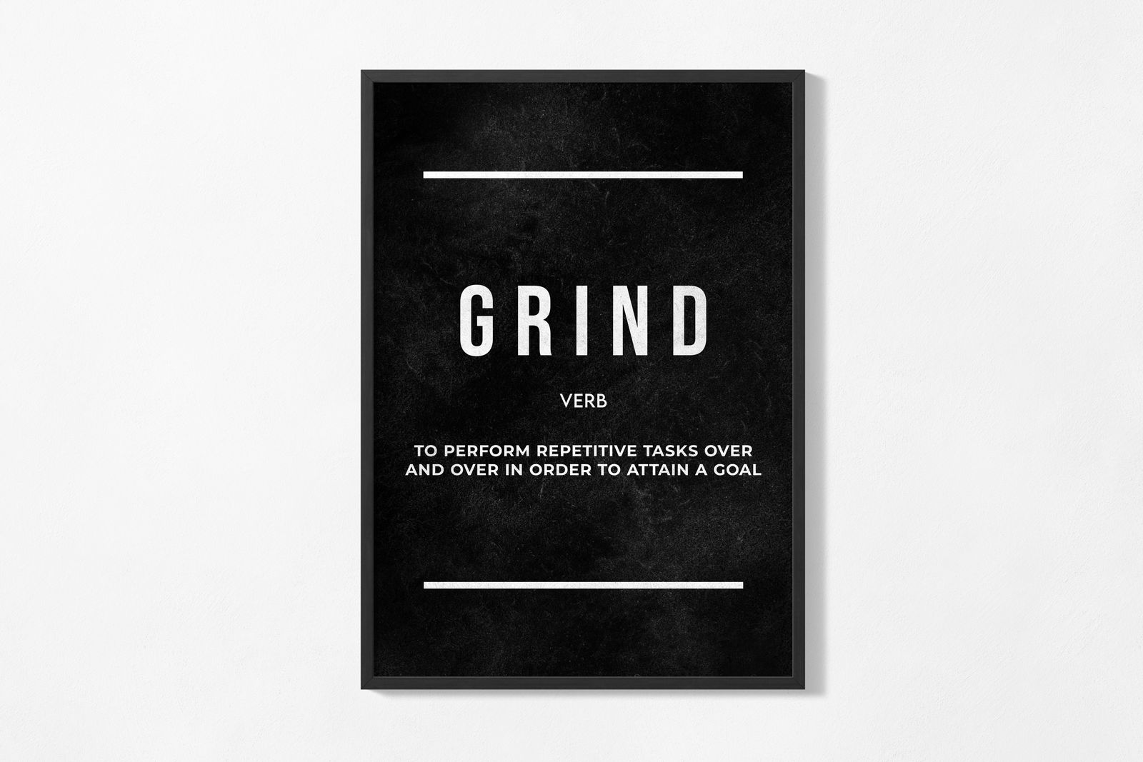 Poster - Grind Definitie
