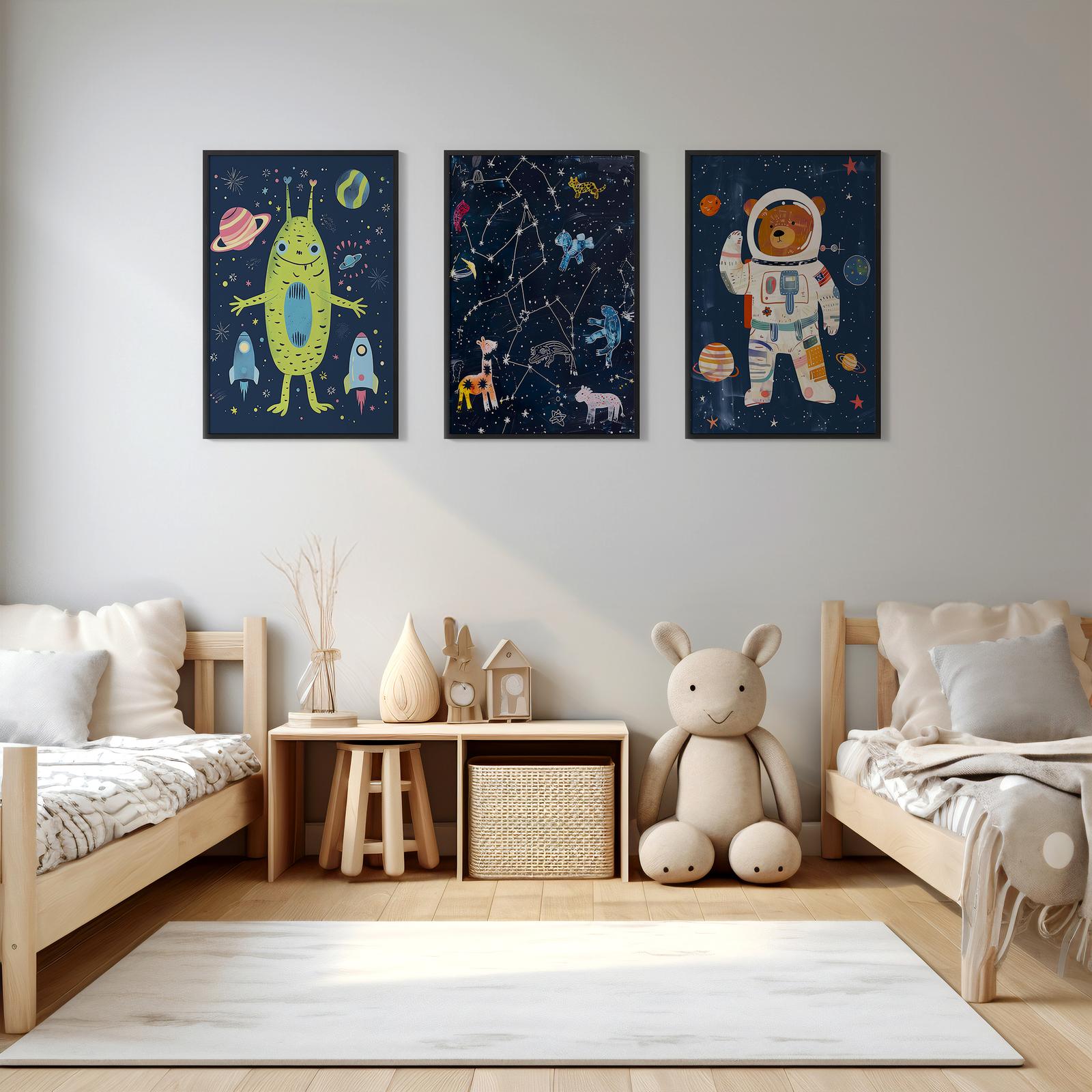 Poster - Ruimte Avontuur Set van 3