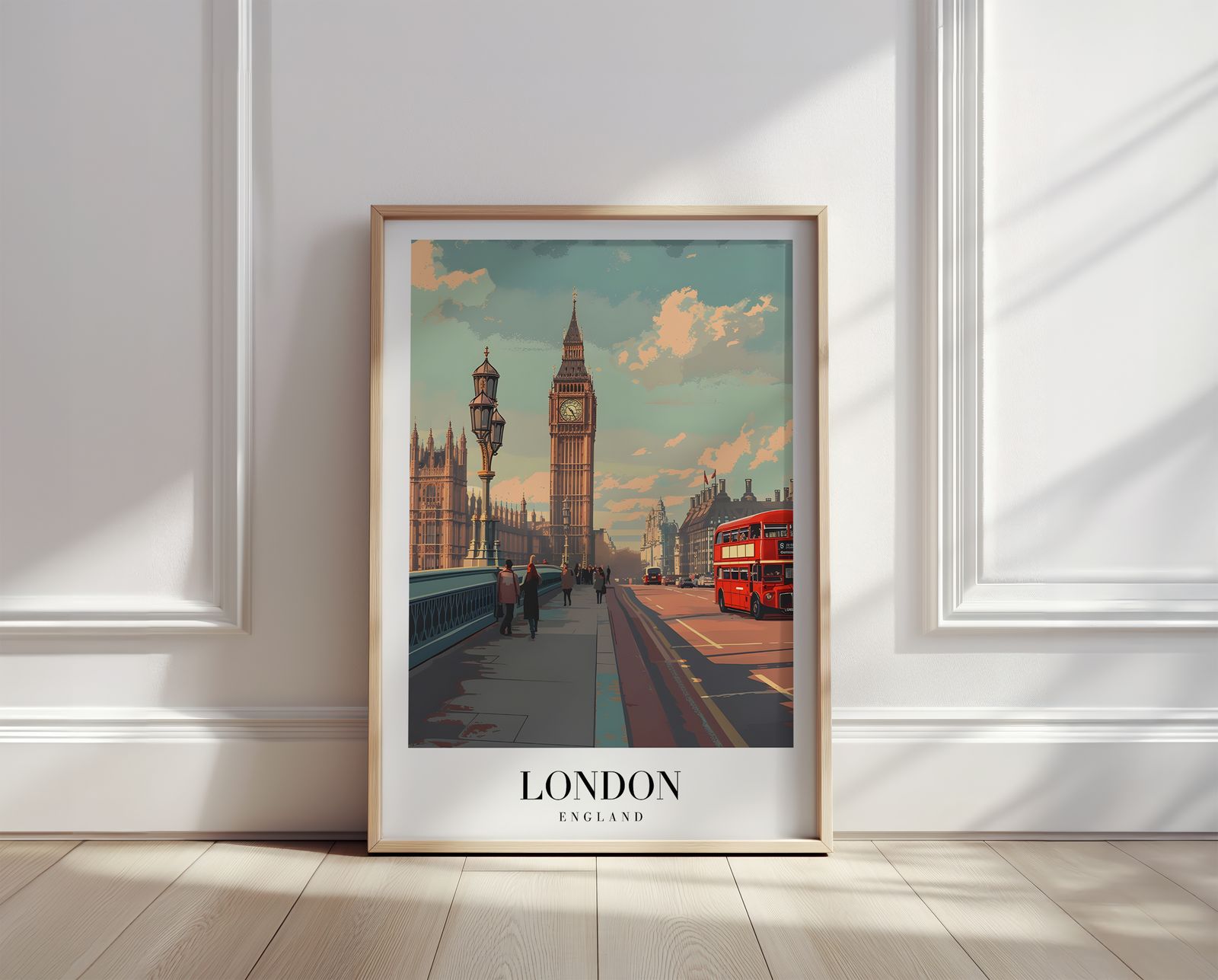 Poster - Londen Big Ben Uitzicht
