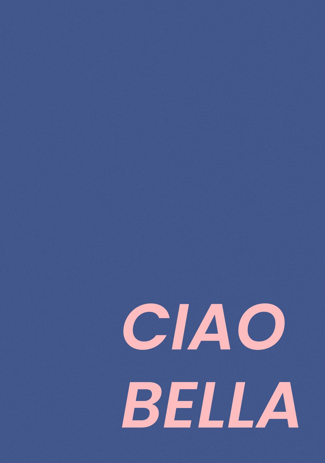 Poster - Ciao Bella