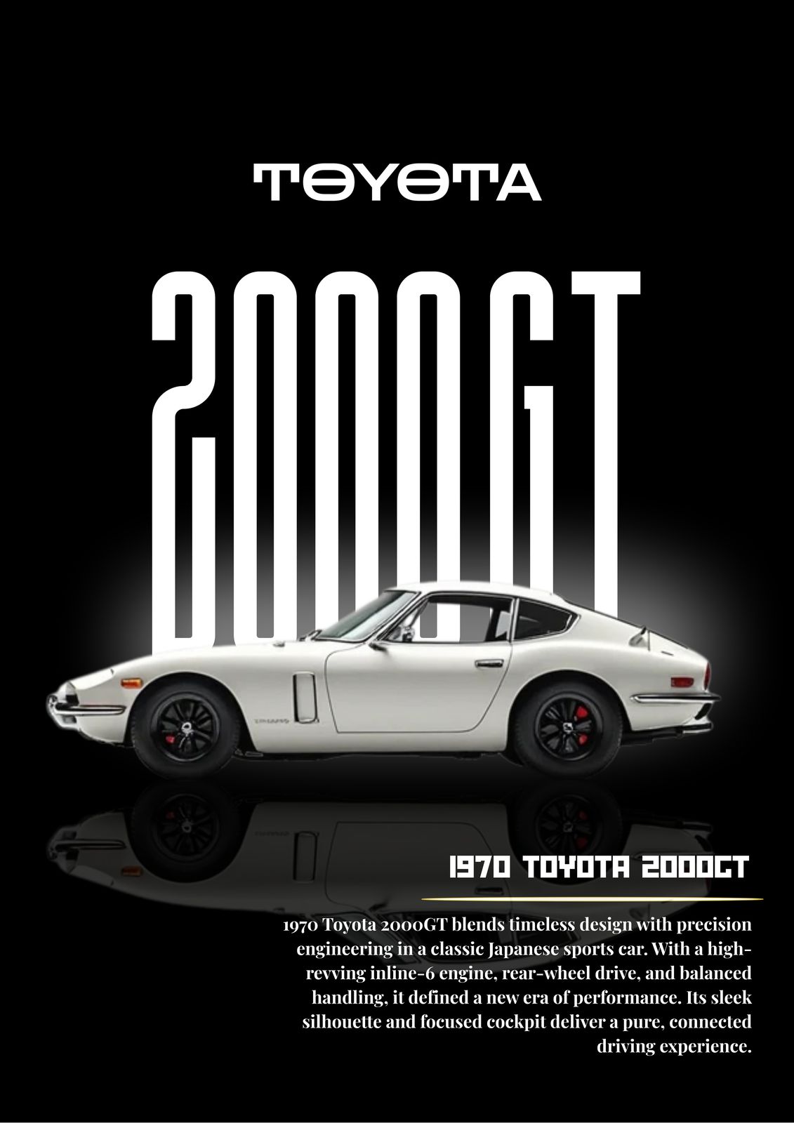 Poster - Toyota 2000GT 1970