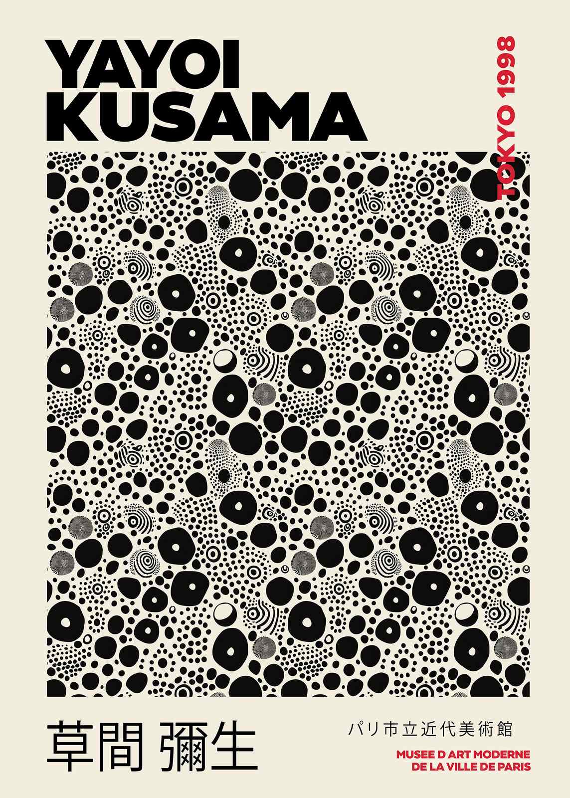 Poster - Yayoi Kusama Tokyo 1998