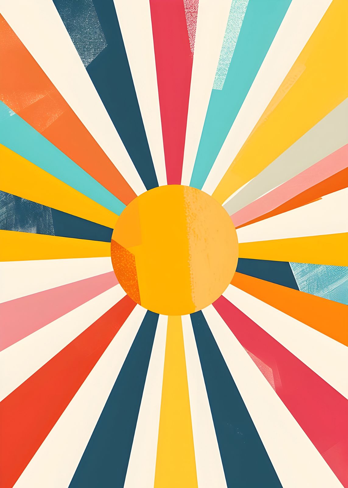Poster - Levendige Zonnestraal