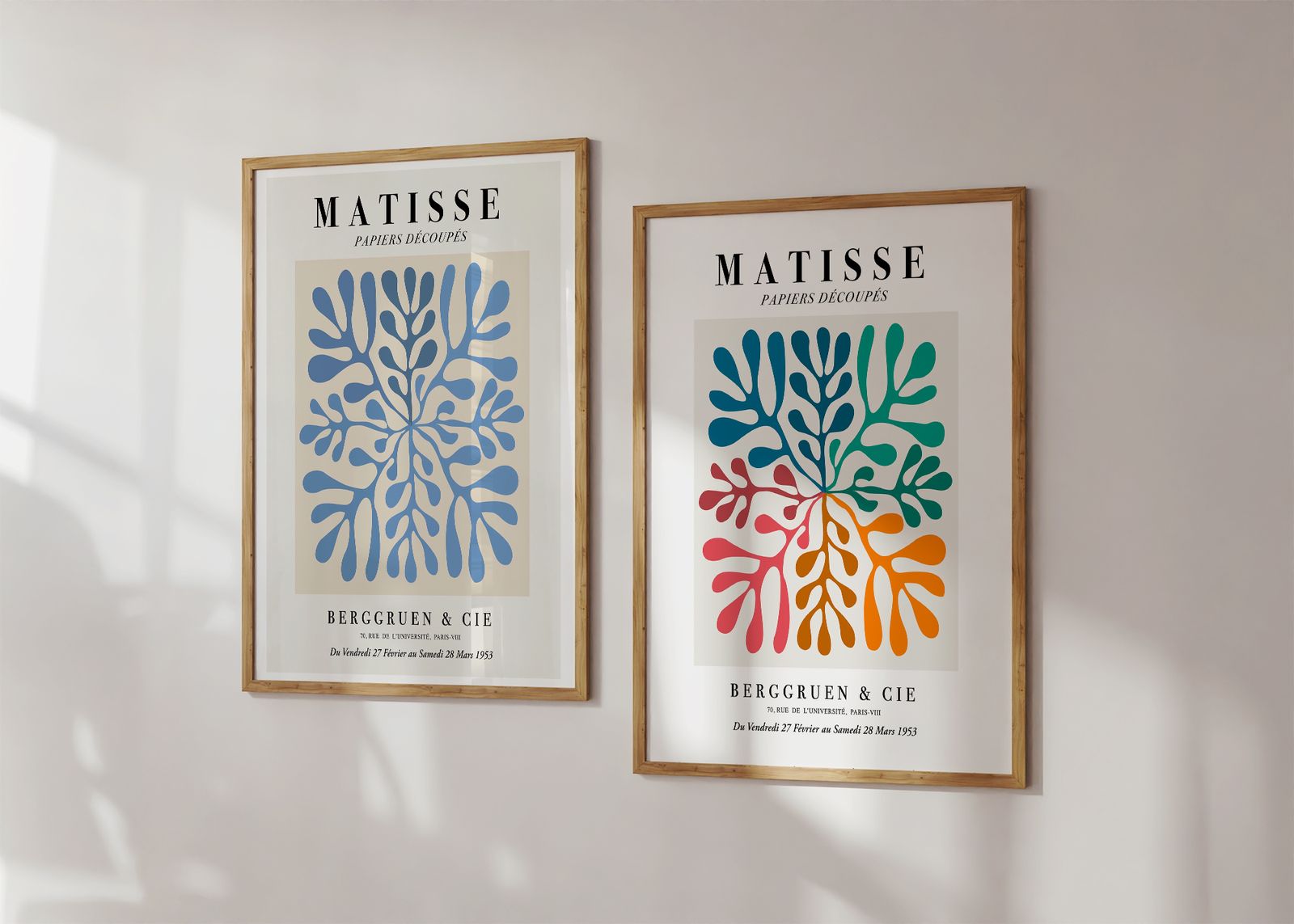 Poster - Matisse Papiers Découpés / Set van 2