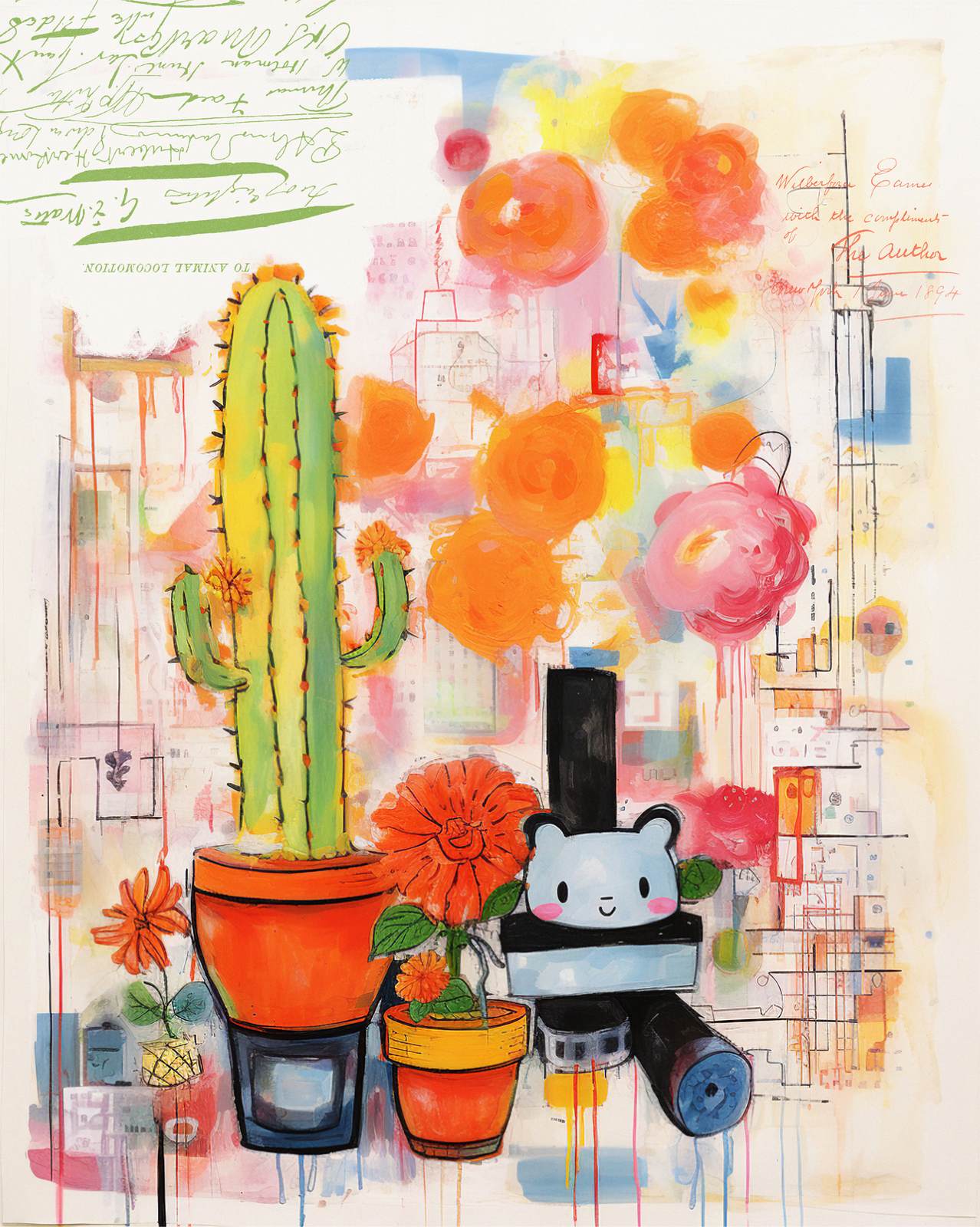 Poster - Cactus en Panda