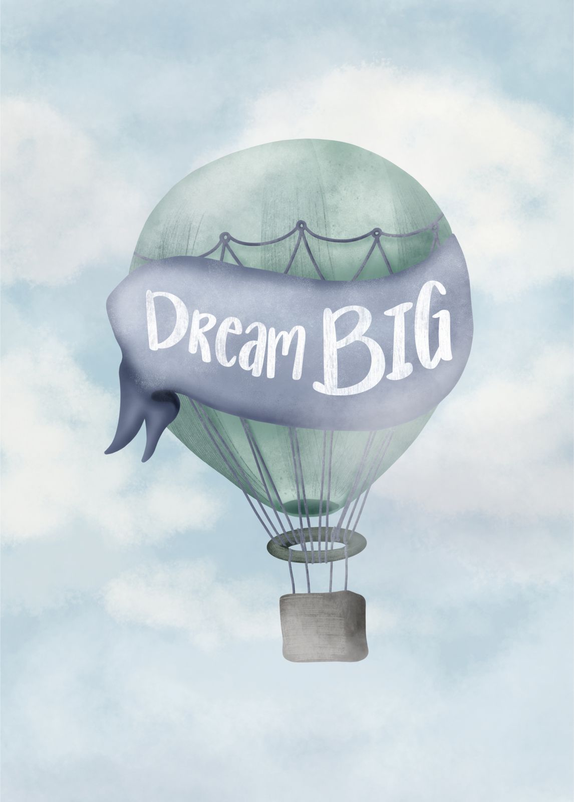 Poster - Droom Groot Ballon