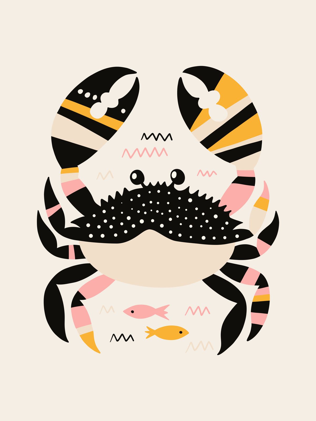 Poster - Kleurrige Krab