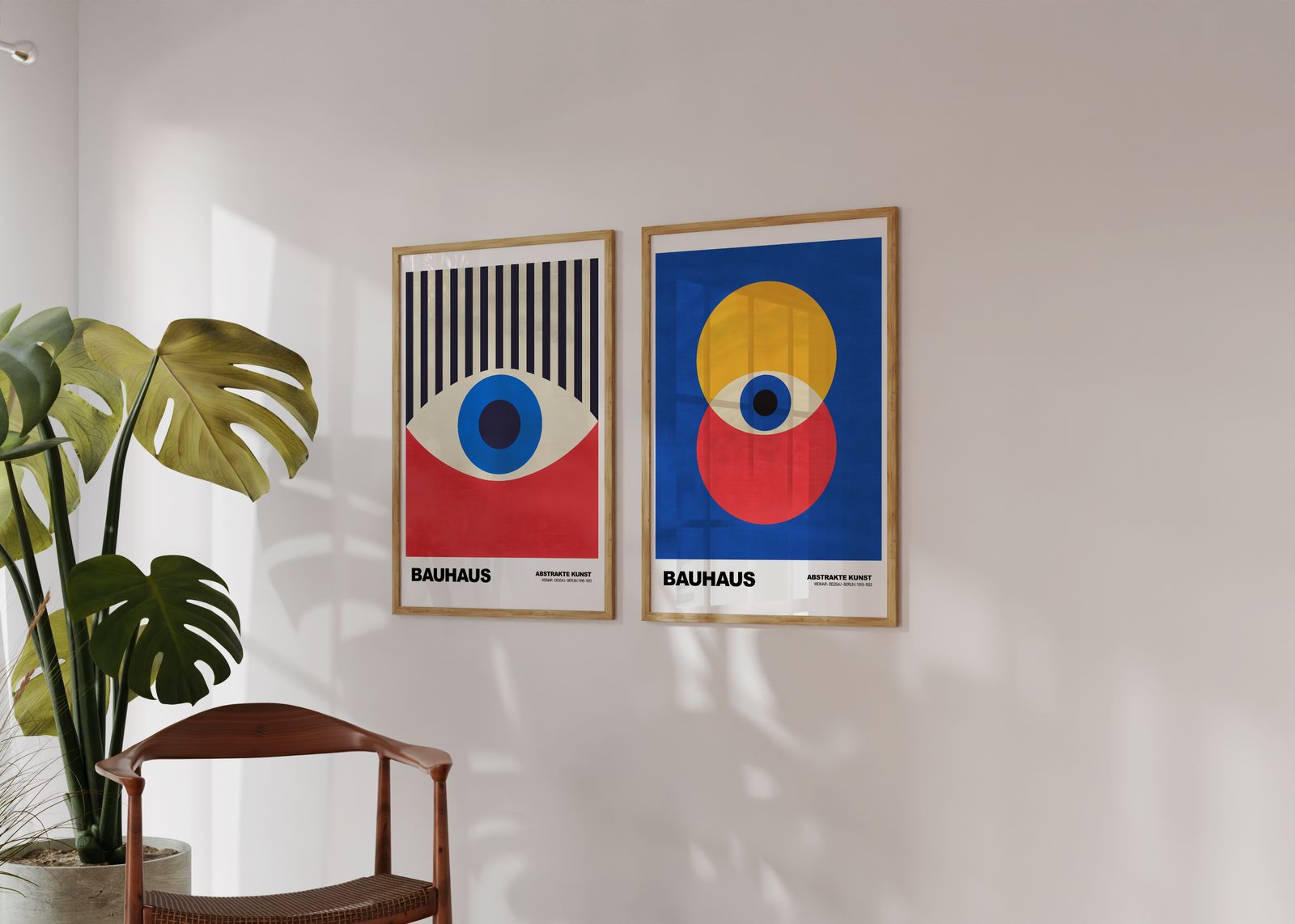 Poster - Bauhaus kunstcollectie / Set van 2