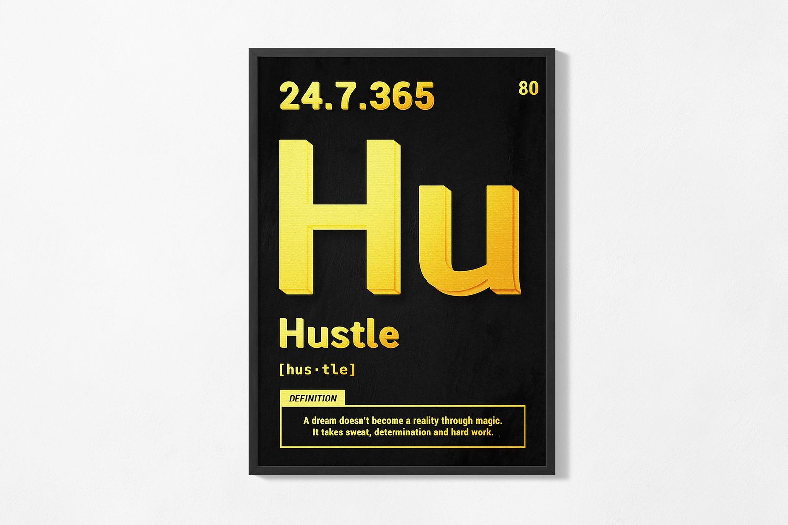 Poster - Hustle Element