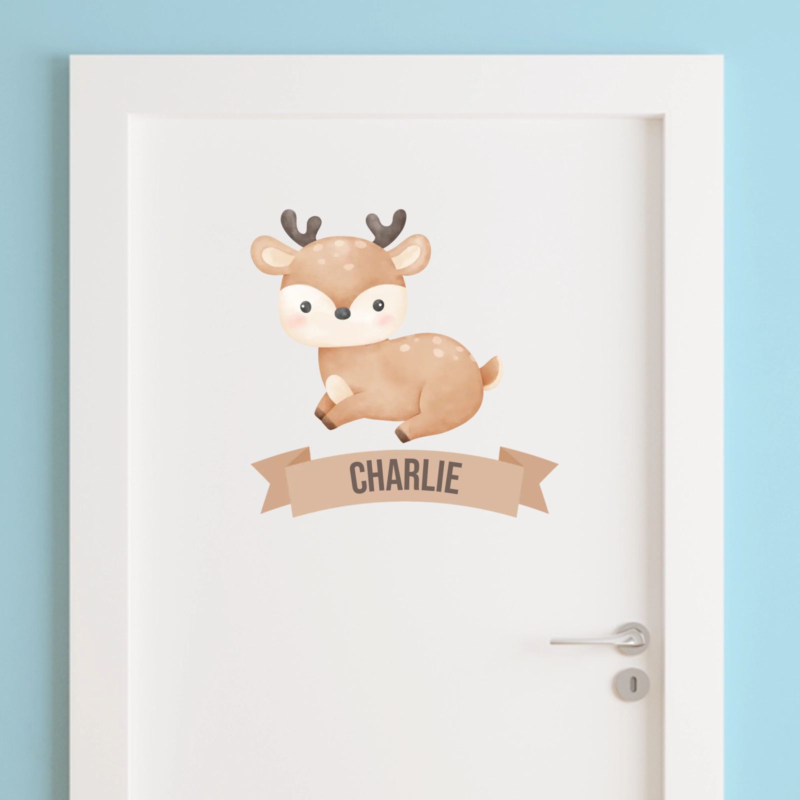 Deur Sticker - Schattig Hert Design