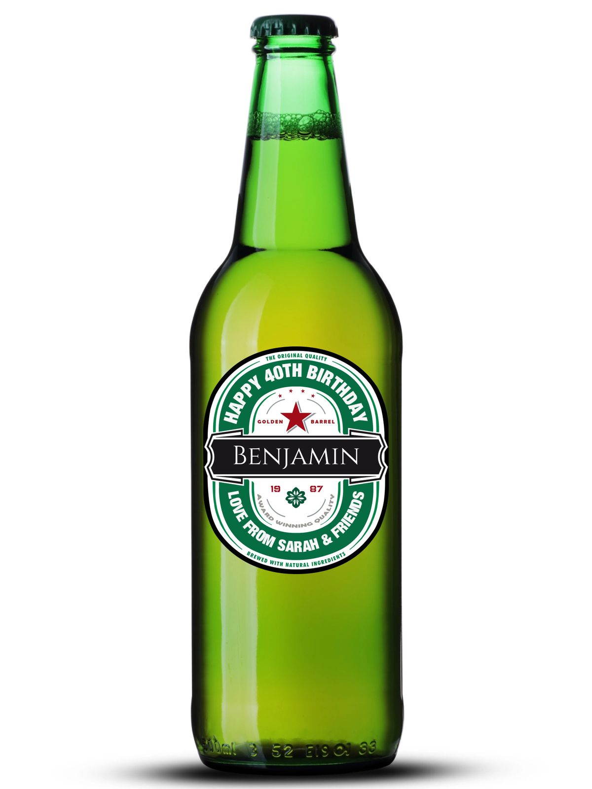 Gepersonaliseerd Flessenlabel - Bier
