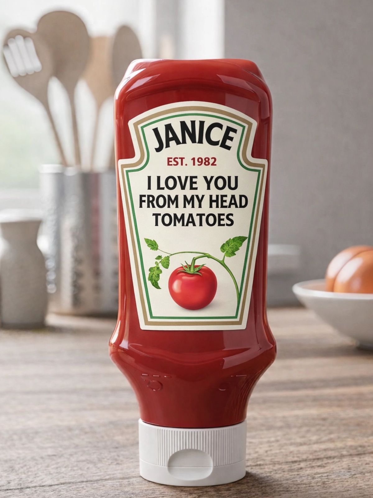 Gepersonaliseerd Etiket - Ketchup
