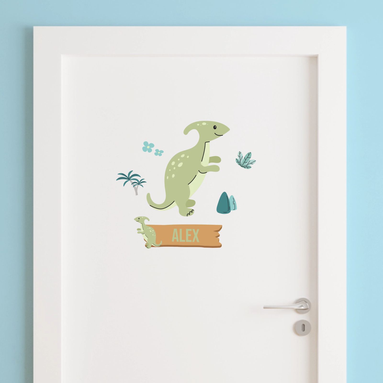 Deur Sticker - Dinosaurus Ontwerp