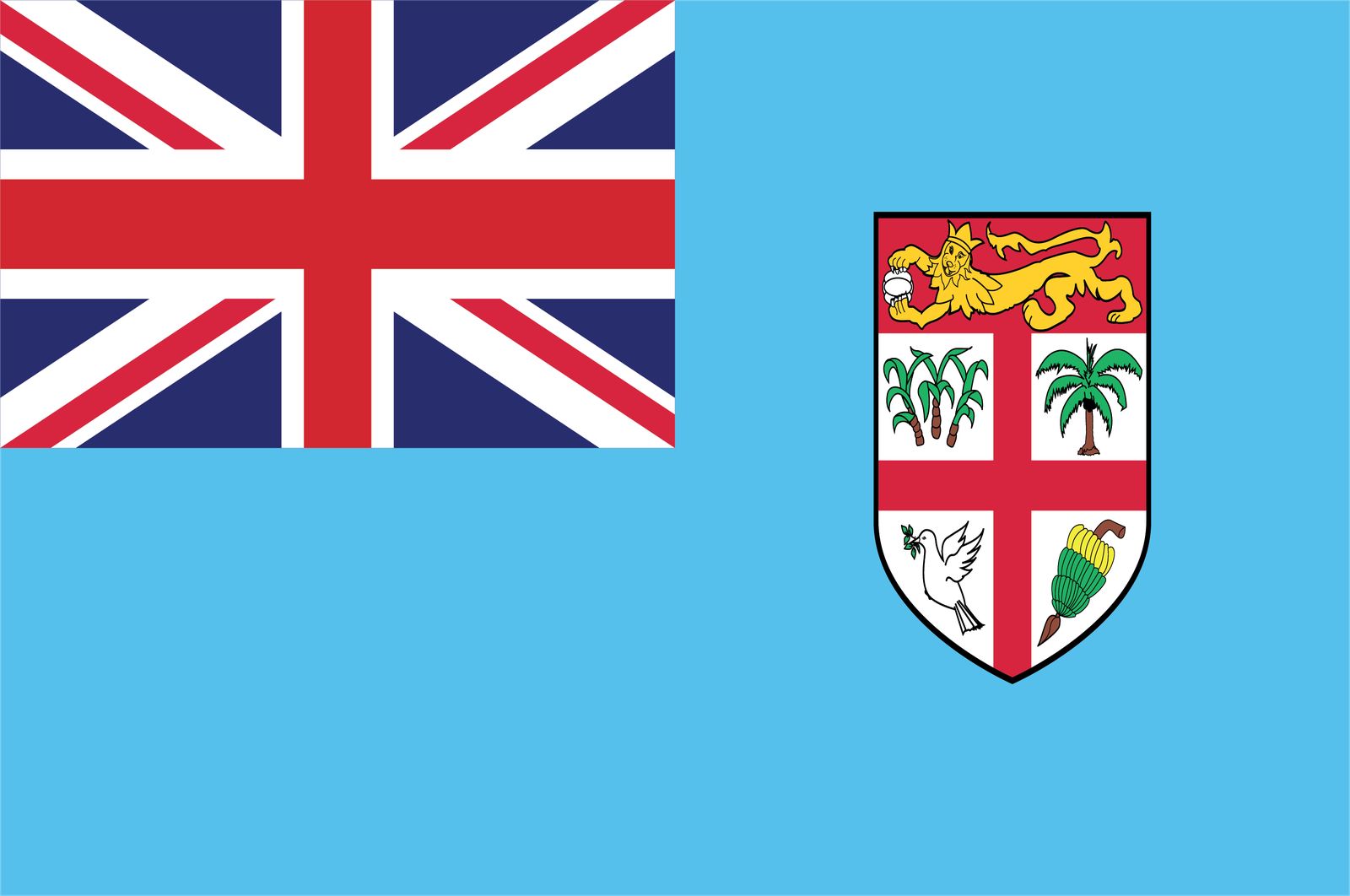 Fiji Vlag - Sticker