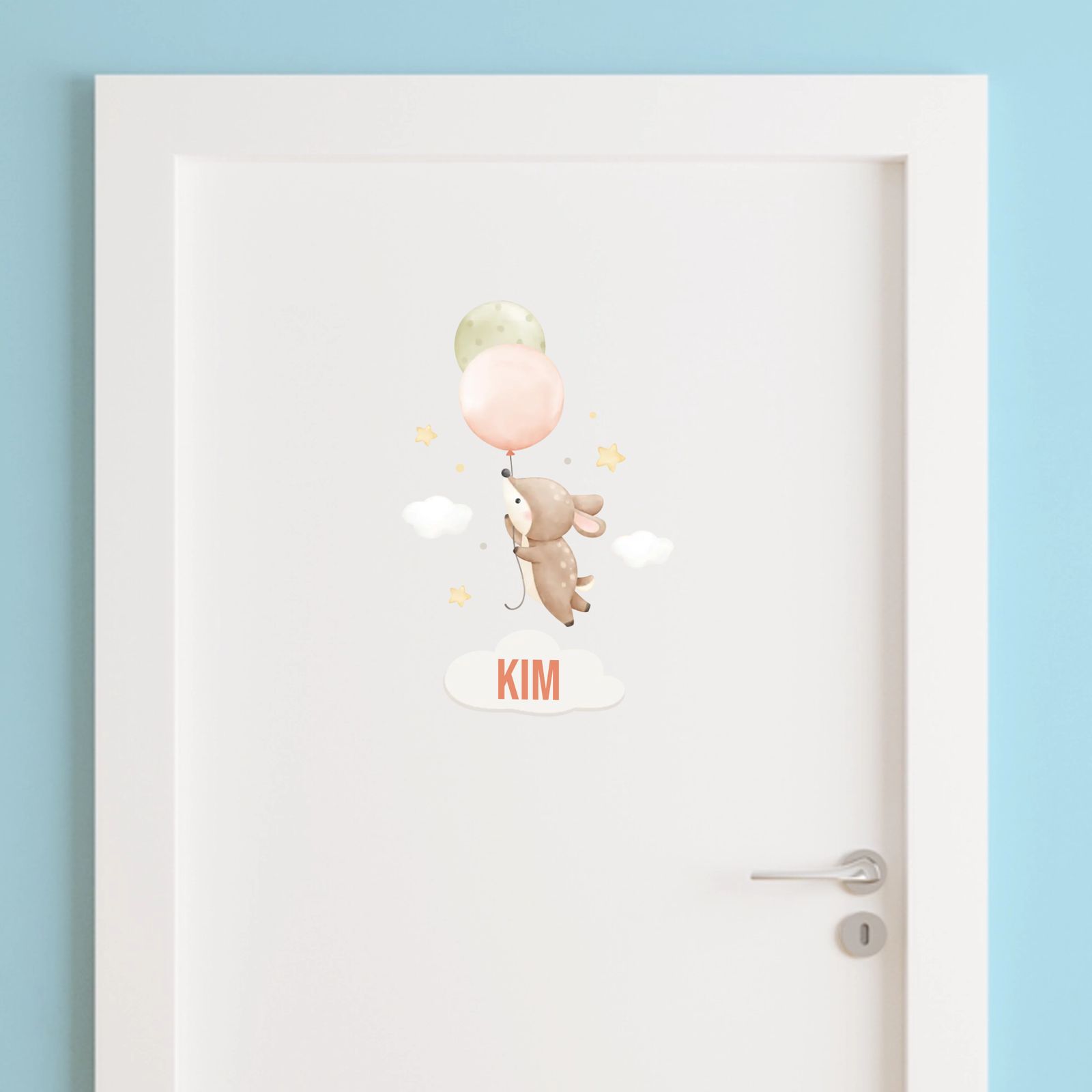 Deursticker - Ballonmuis Ontwerp