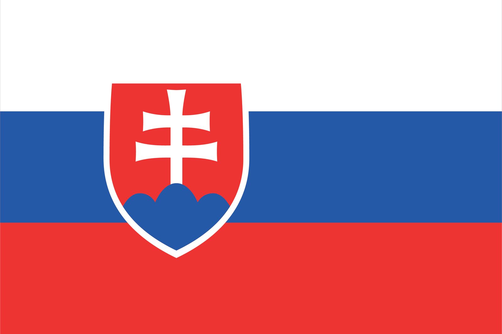 Slowakije Vlag - Sticker
