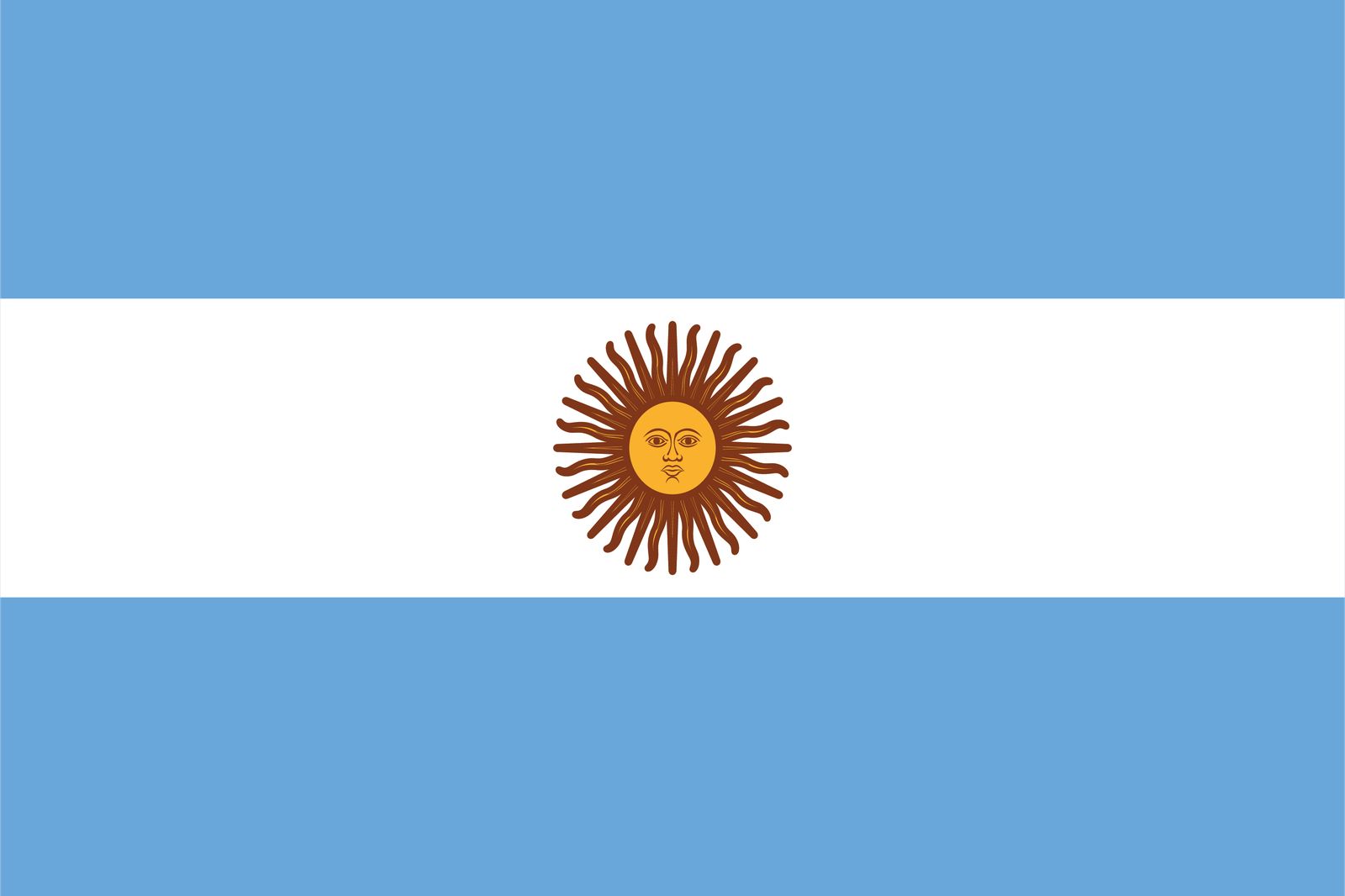 Argentinië Vlag - Sticker