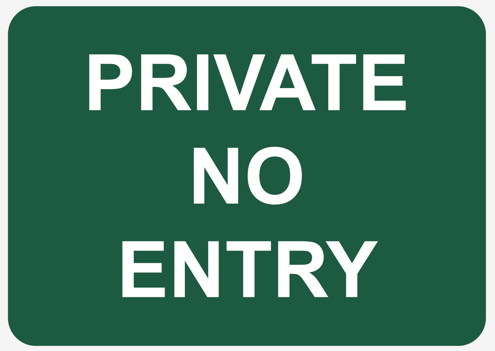 Sticker - PRIVÉ GEEN TOEGANG