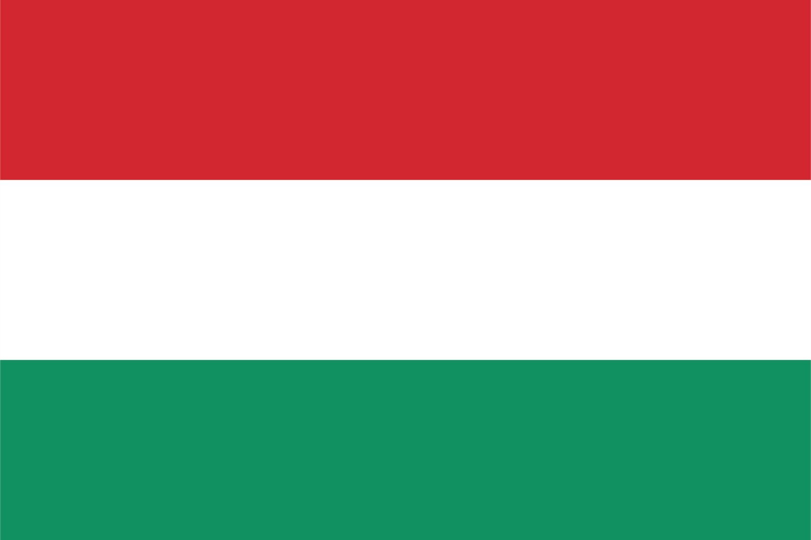 Hongarije Vlag - Sticker