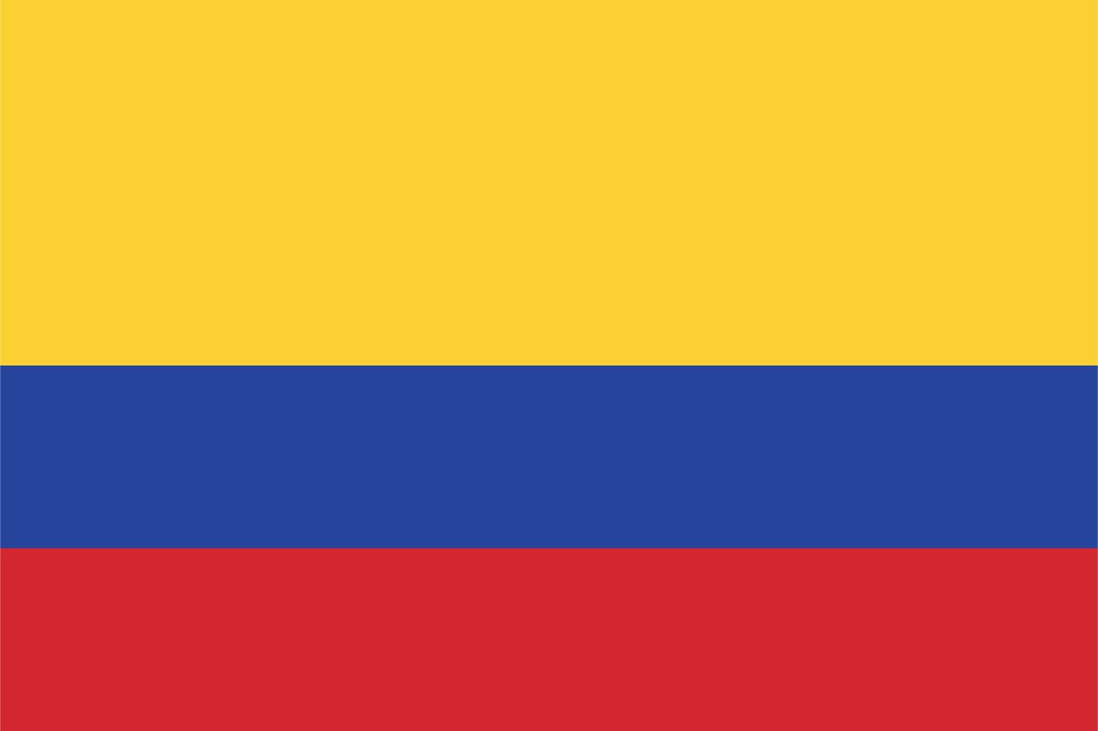 Colombia Vlag - Sticker
