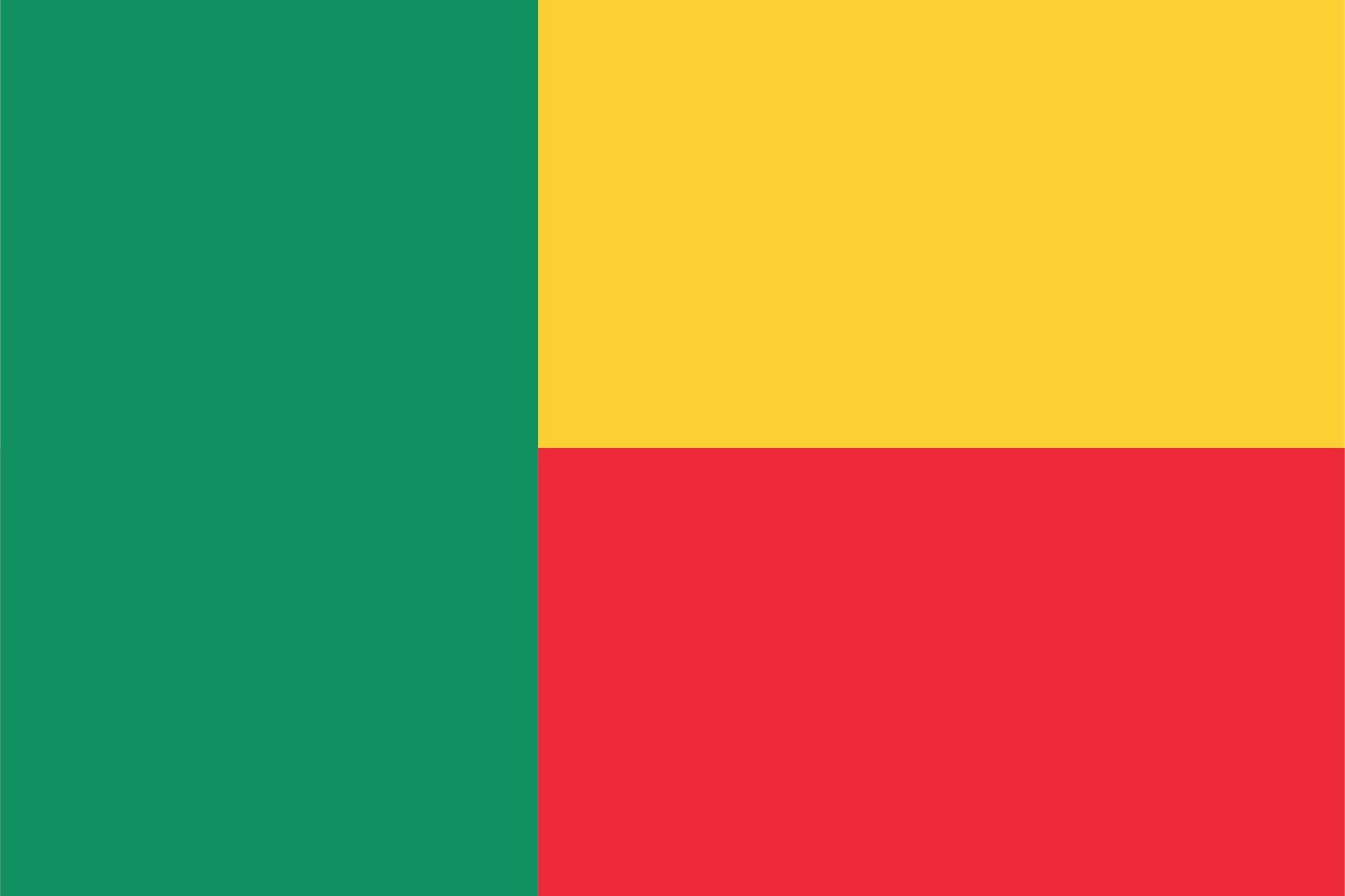 Benin Vlag - Sticker