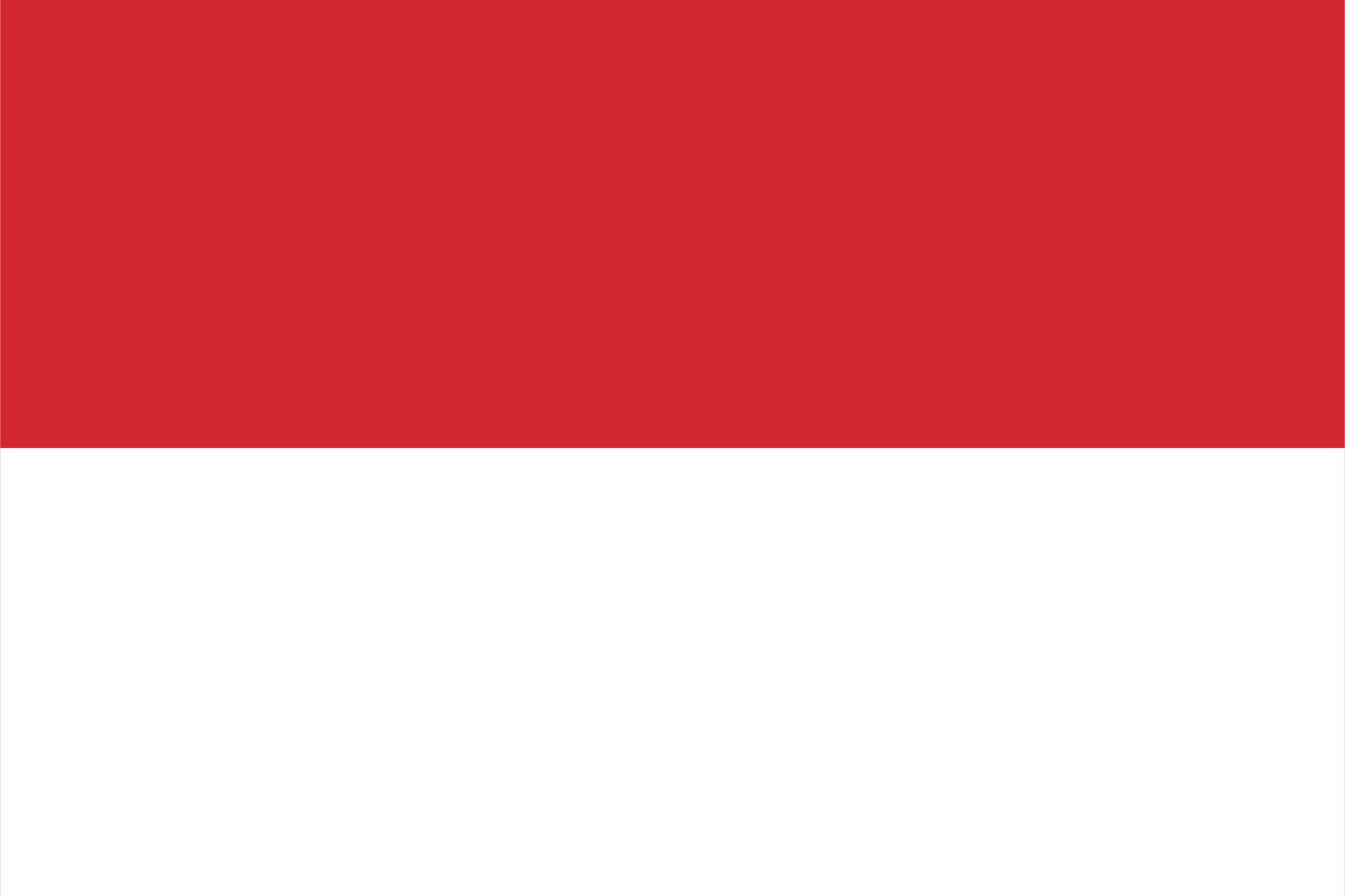 Indonesië Vlag - Sticker