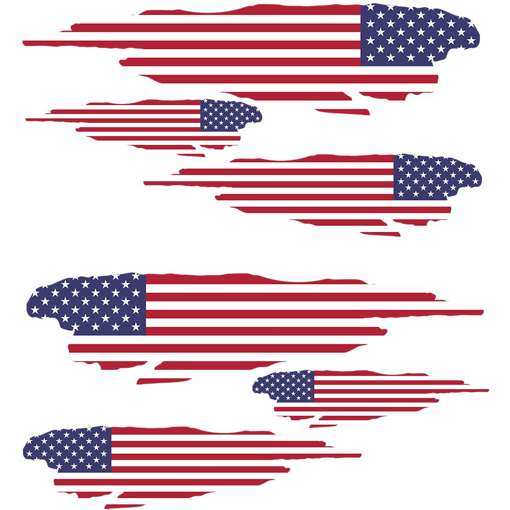 Vlag van de VS - Sticker
